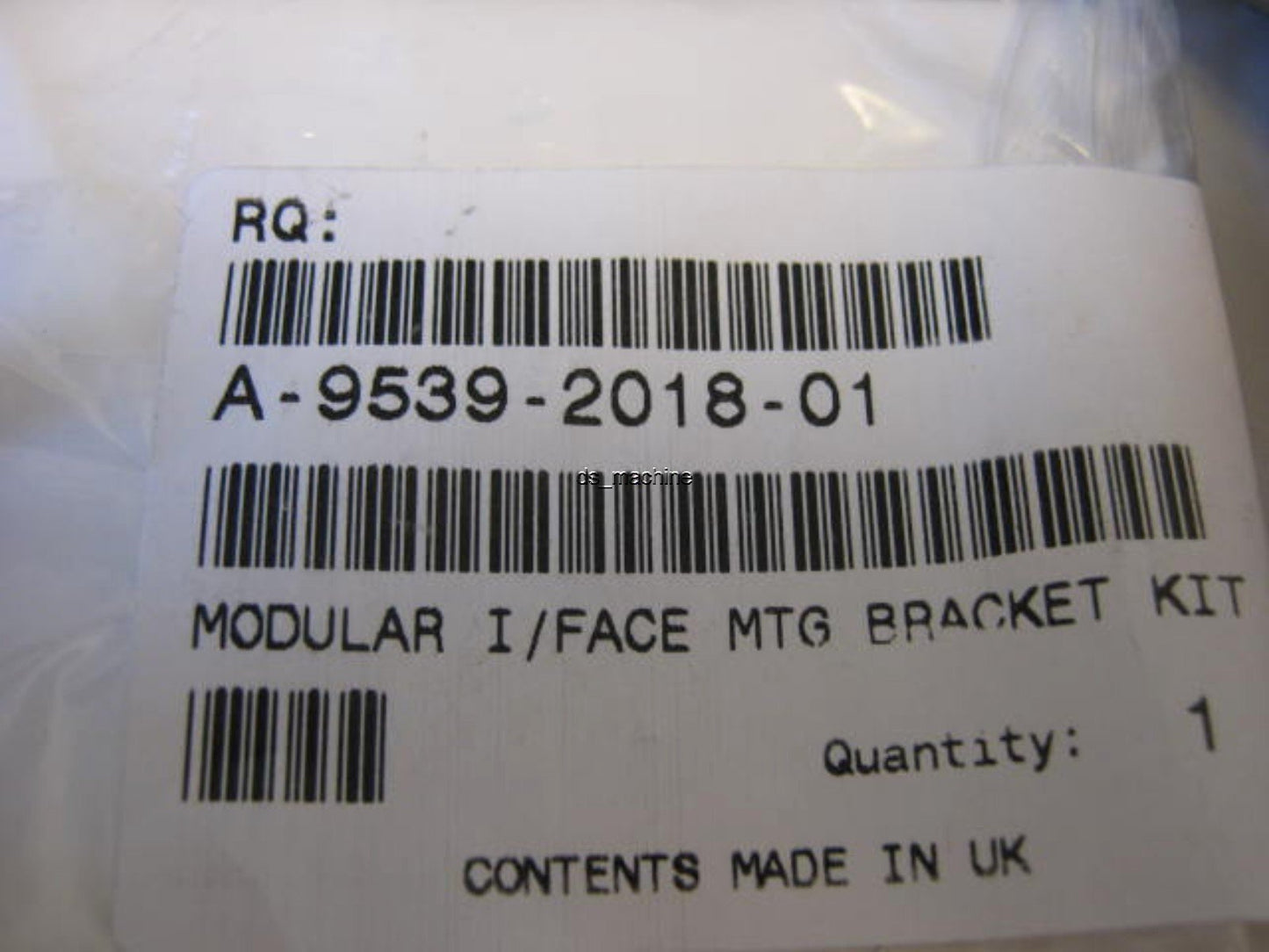 New in Package Renishaw A-9539-2018-01 Modular I/Face Mounting Bracket Kit