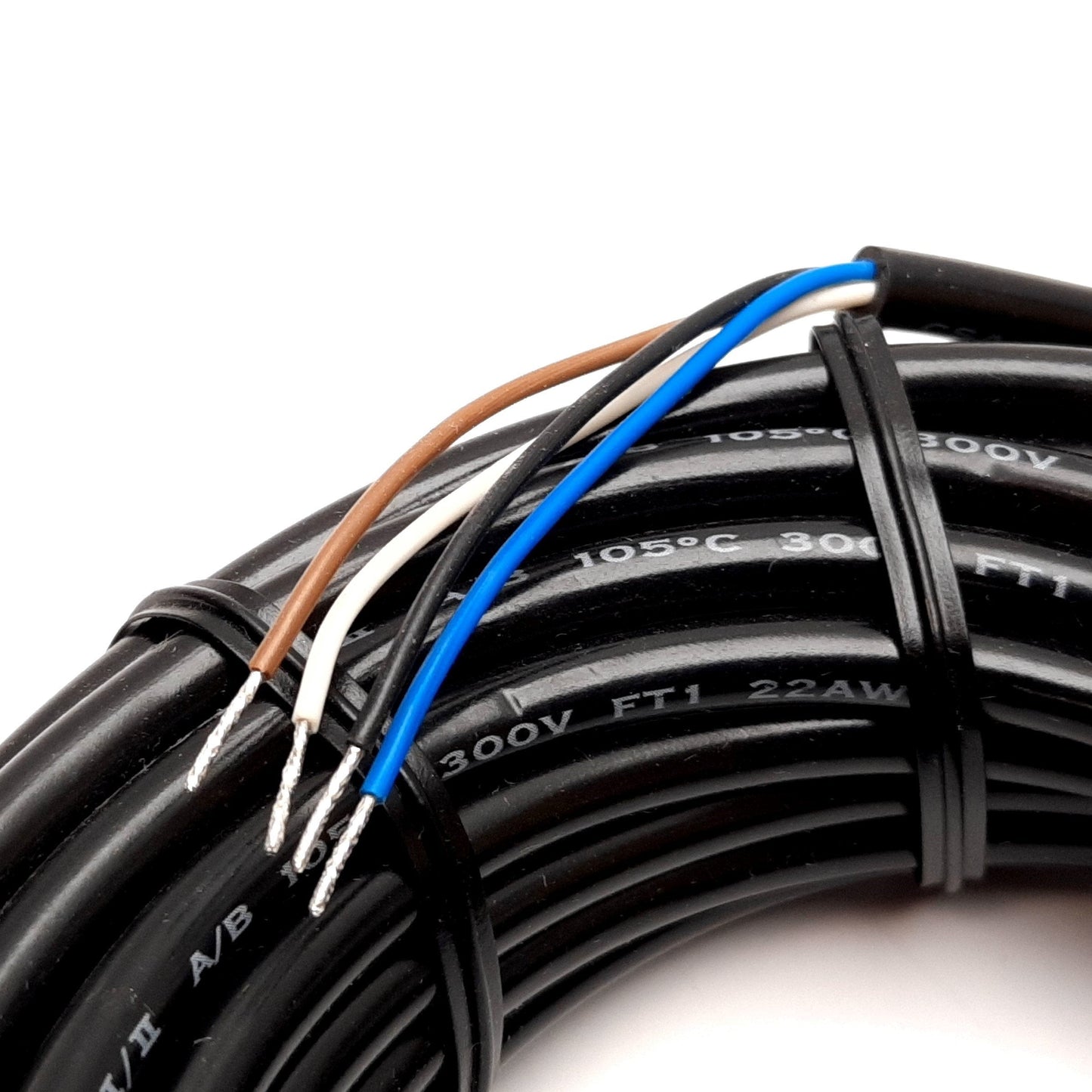 New Banner MQDC-430RA Cordset, 9m Long, 4-Pin M12 Right-Angle Female to Flying Leads