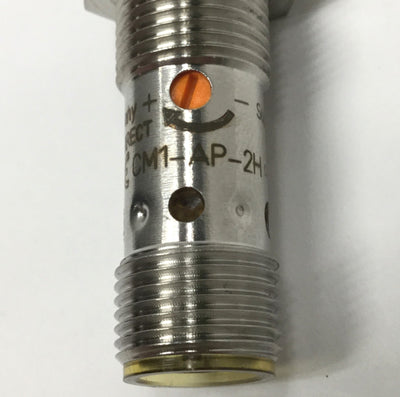 Used Automation Direct CM1-AP-2H Capacitive Proximity Sensor, 10-30VDC, PNP-NO, 12mm