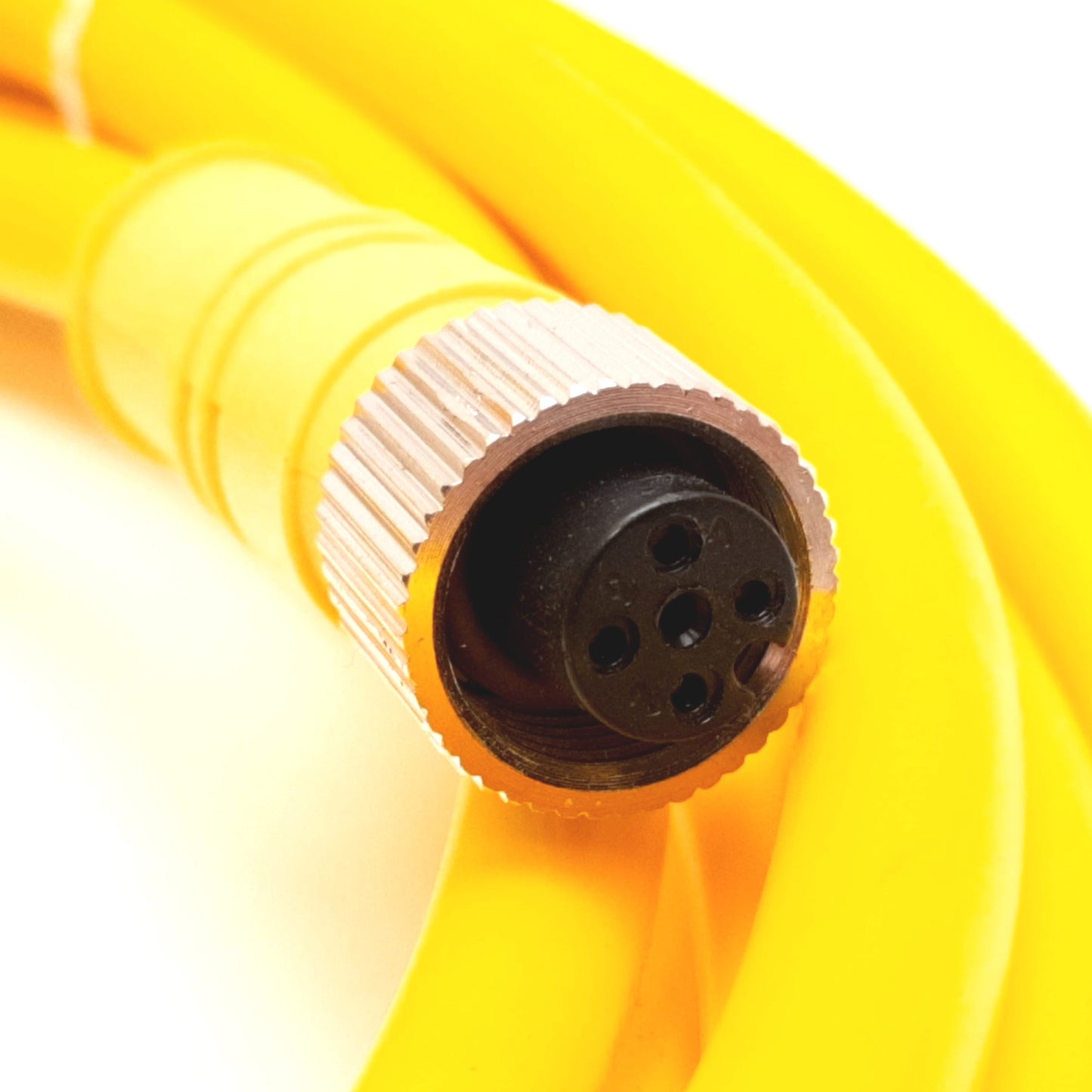 New Mencom MDC-4MFPX-5M Cordset, 4-Pin M12 Male to Female, 5m Long, 300V 4A