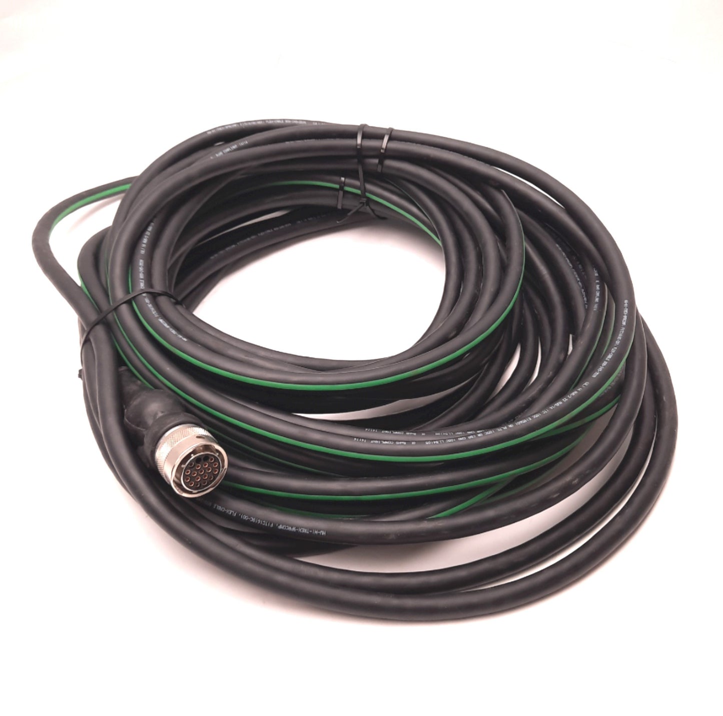 Used Flex Cable FCXXFFMP-S-M006 Servo Cable 19 Pin Female 16AWG/2, 22AWG/16, 66ft