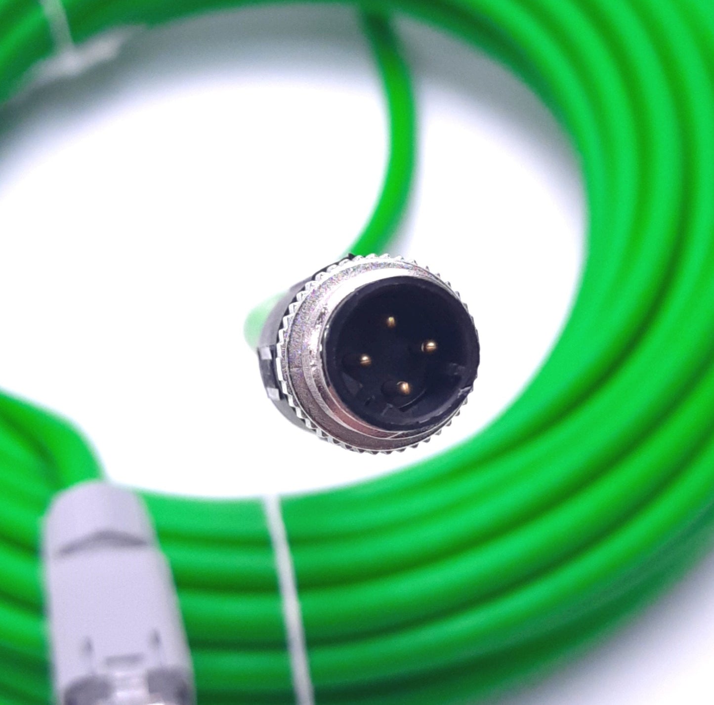 New Numatics QA0410MR0VA04000 D-Coded Cable M12 4-Pin Male to RJ45 Male 10m Length