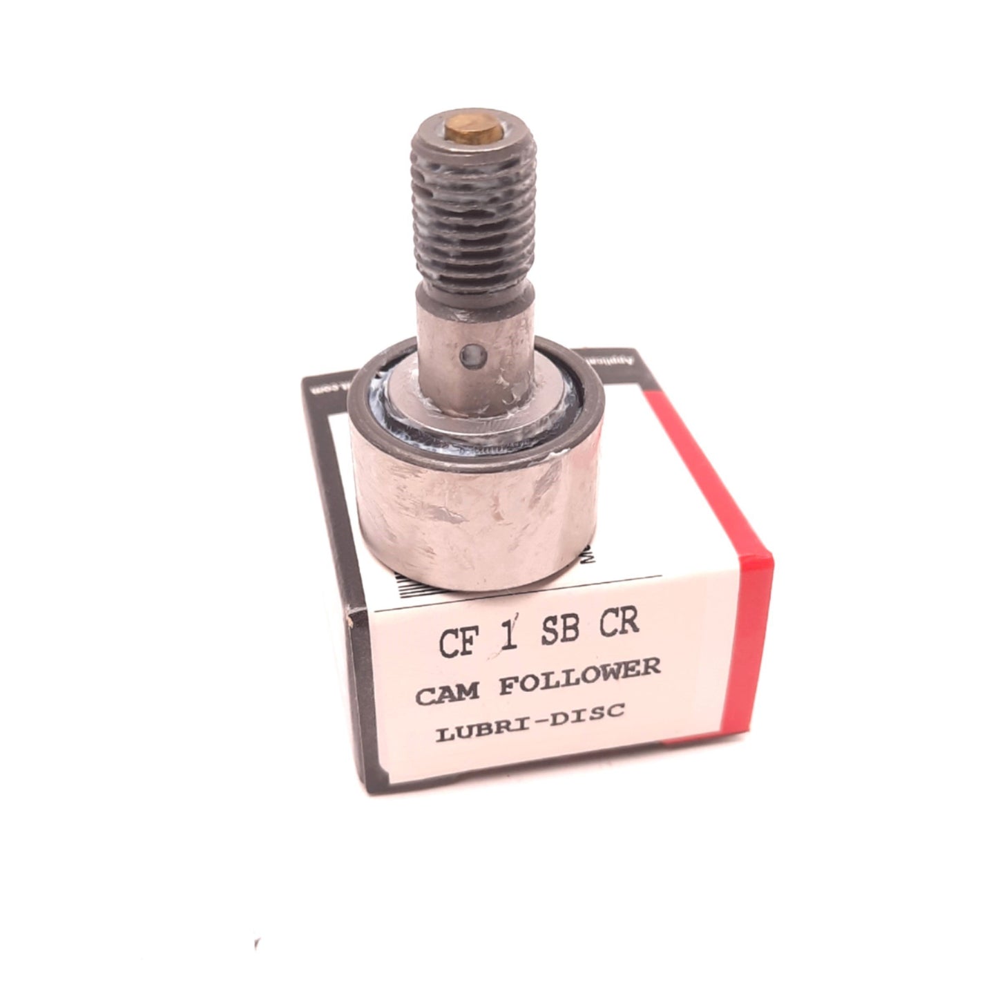 New McGill CF 1 SB CR Cam Follower Cylindrical Steel Stud 25mm, Roller 25mm, 2000lbf