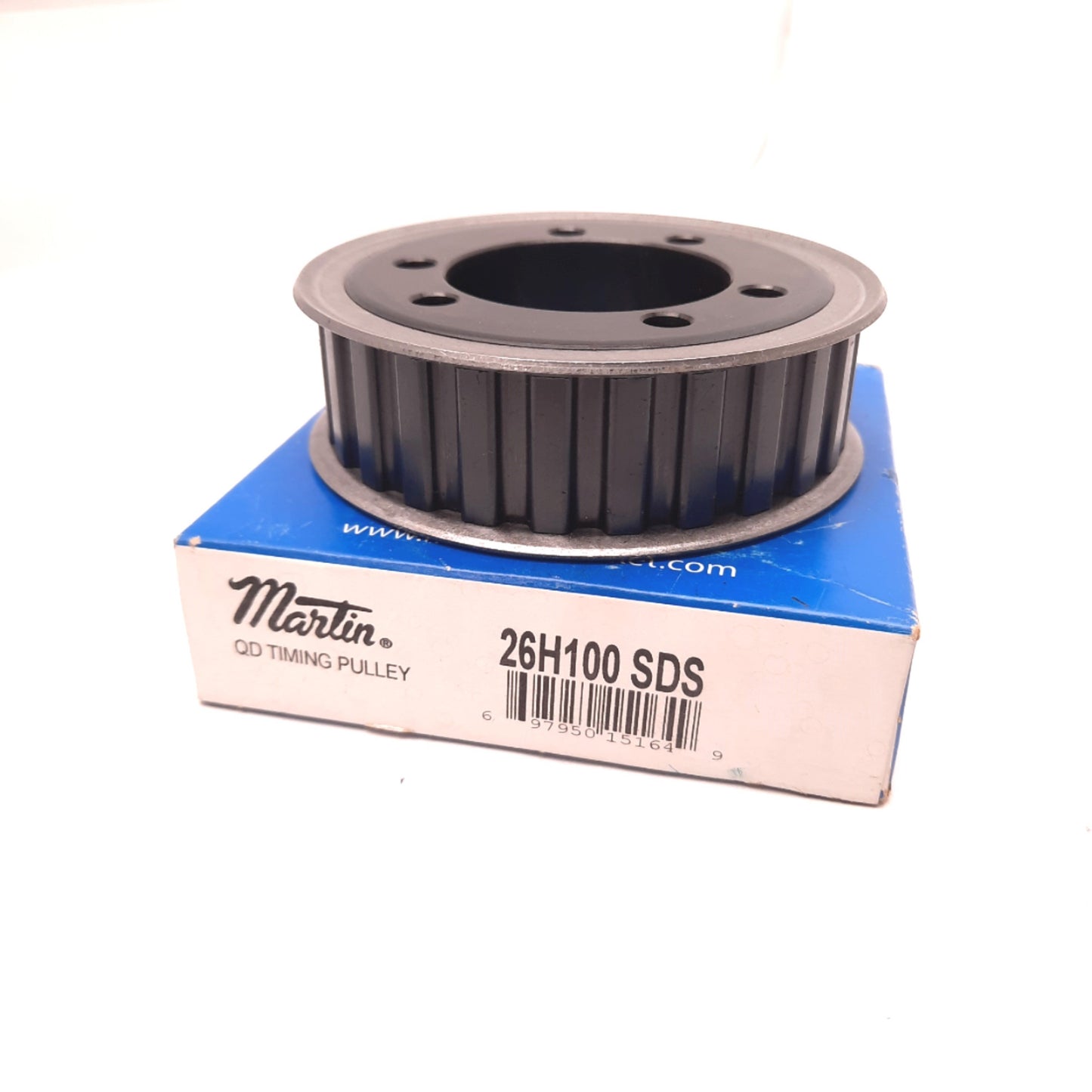 New Martin 26H100 SDS Bushing Bore Timing Belt Pulley 1" Belt .5" Pitch