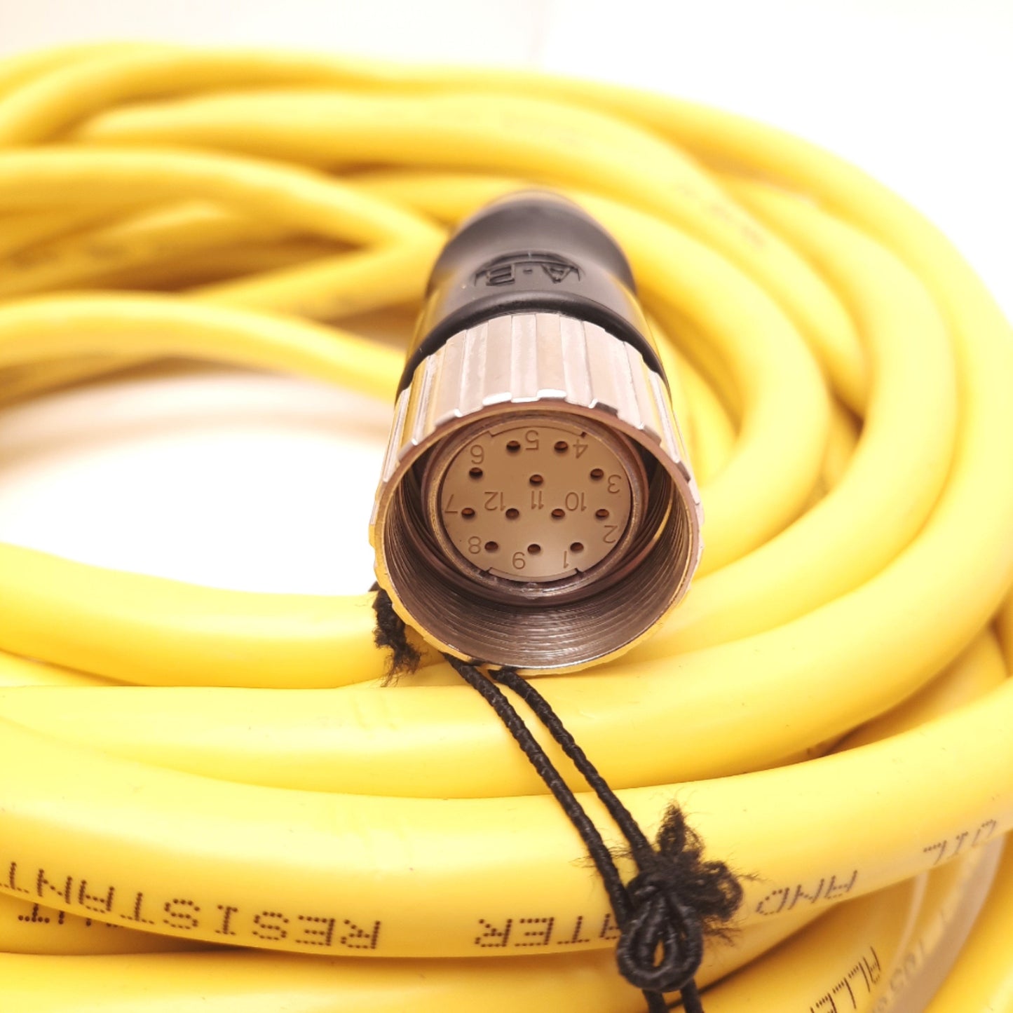 New Allen Bradley 889M-F12AH-15 M23 Cable Female, Straight 12 Pin 30V, 6A,
