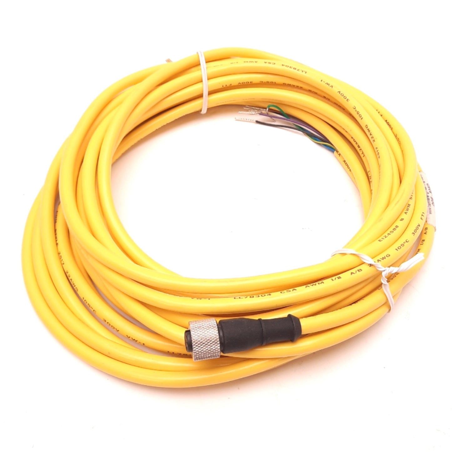 New Banner QDE-825D Cordset, Length: 26ft, M12, 8-Pin Female, 300V, 22AWG