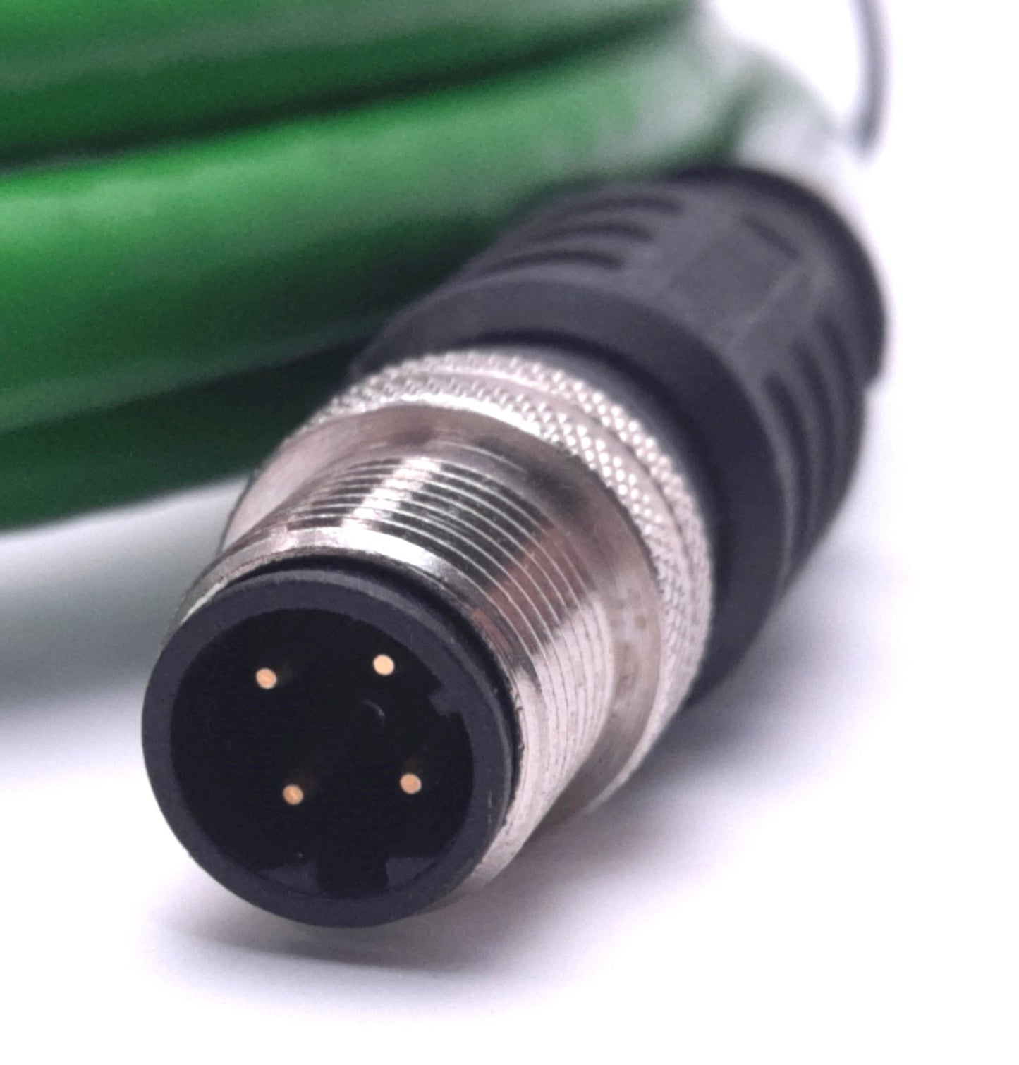 New Turck RSSD RSSD 420-3M Double End Cordset M12 Male 4-Pin D-Code, 250v 4A, 3m