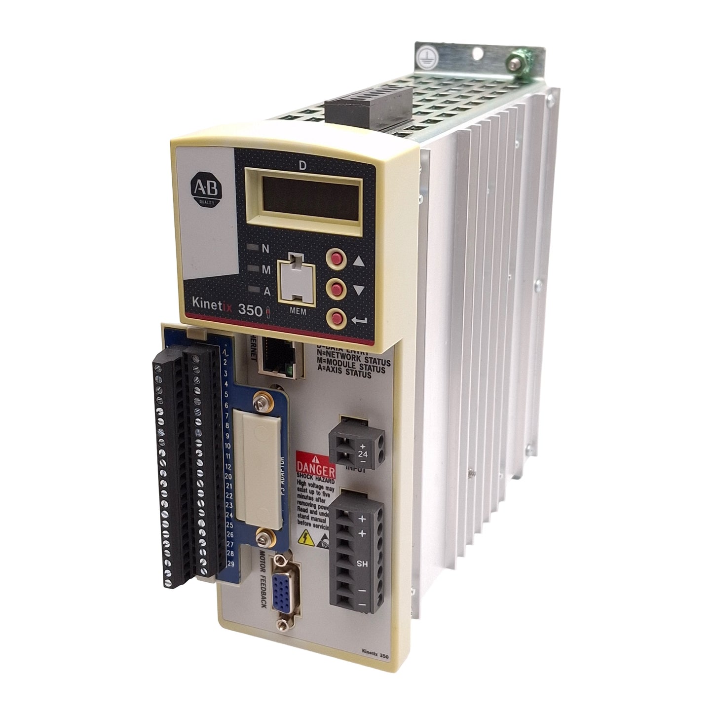 Used Allen Bradley 2097-V31PR0-LM Ser A Kinetix 350 Indexing Servo Motor Drive 240VAC
