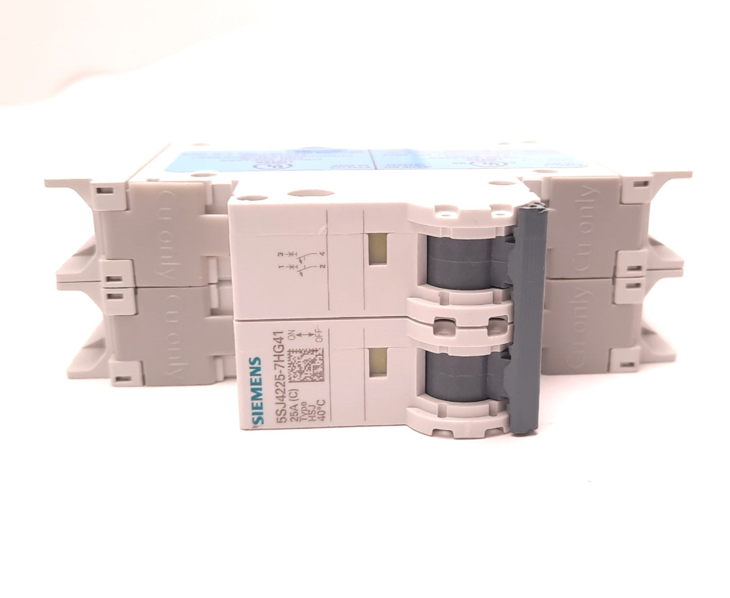 New Siemens 5SJ4225-7HG41 Miniature Circuit Breaker 2 Pole NO 240VAC 125VDC 25A