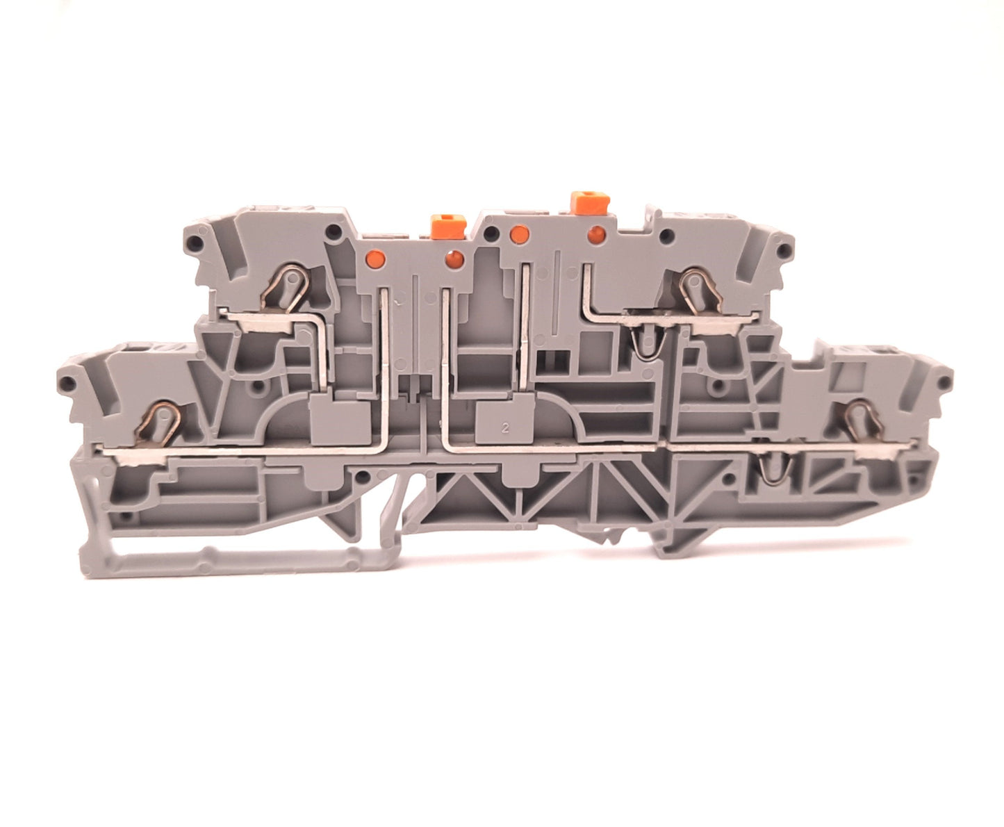 New Lot of 17 Wago 2002-2951 Double Disconnect Terminal Block 400V, 16A, 12-22AWG