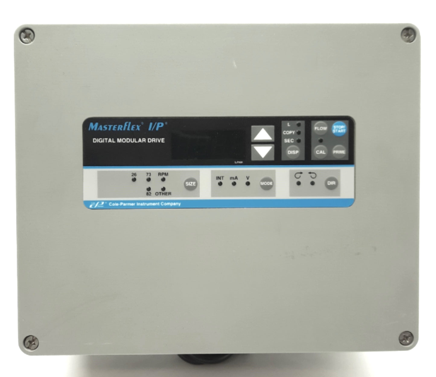 Used Cole Parmer 7592-90 Digital Peristaltic Pump Drive, 20-650RPM, .2HP, 115VAC