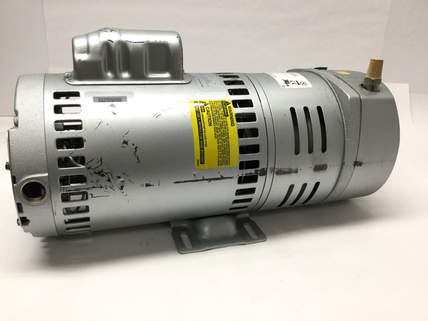 Seller refurbished GAST 1023-101CQ-G608NEX Rotary Vane Compressor Vacuum Pump 115/230V 26"Hg 10CFM