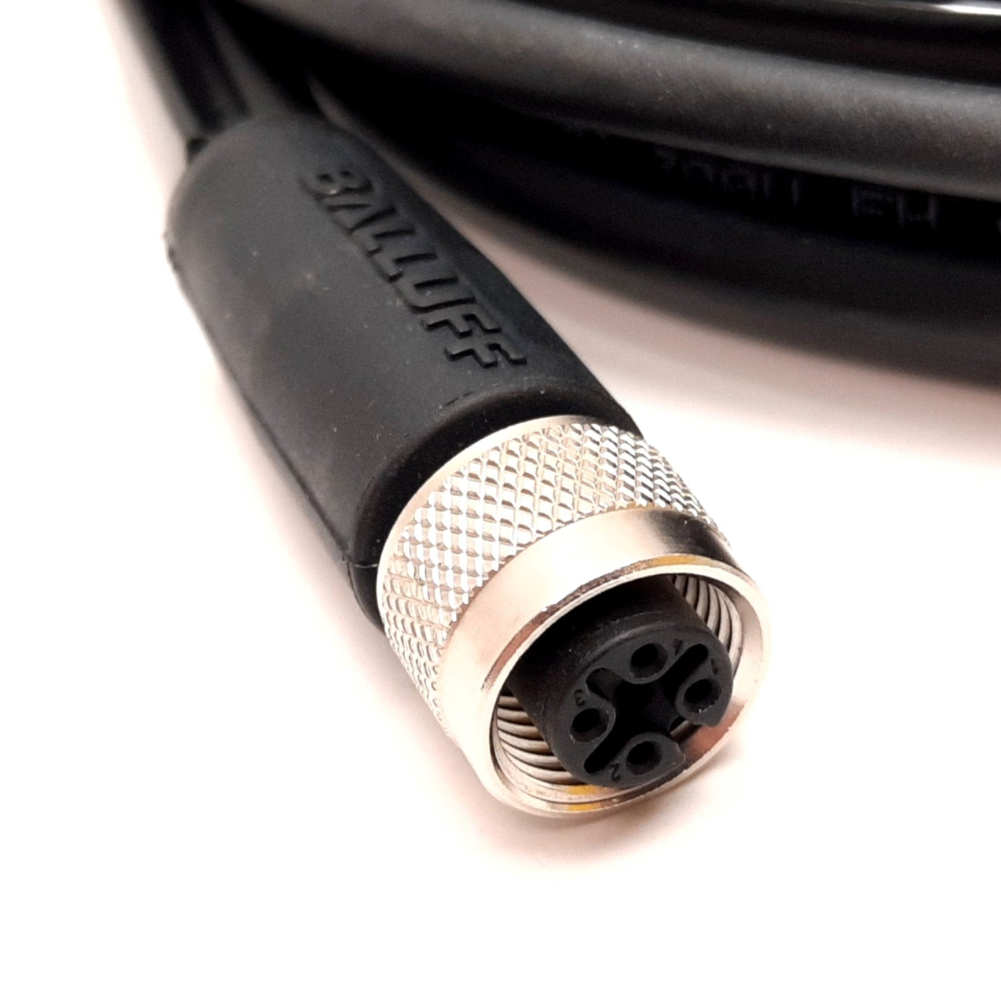 New Balluff BCC M414-M414-3A-304-PX04A5-050 Cordset, 4-Pin M12 Male to Female, 5m