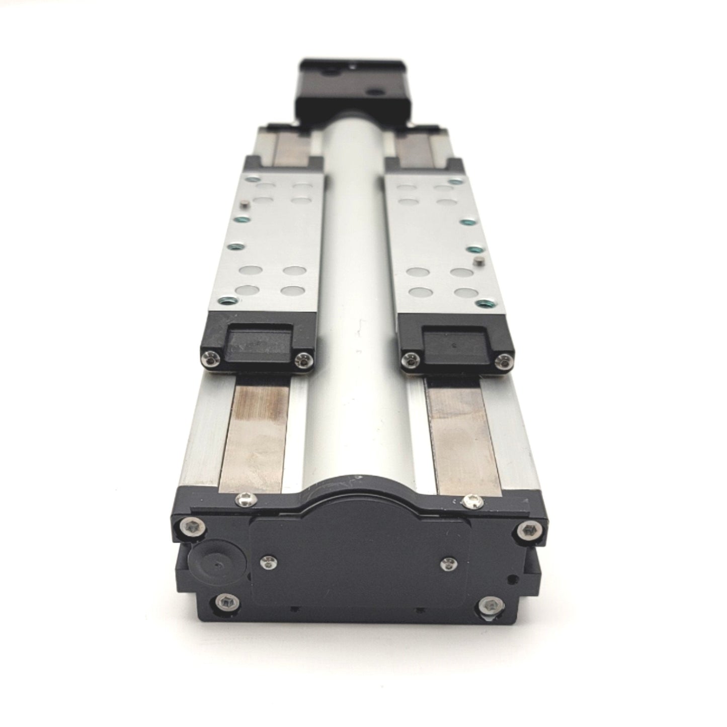 Used Parker 404100XRMPD3 Linear Stage Actuator Travel: 100mm, Lead: 10mm, NEMA 17