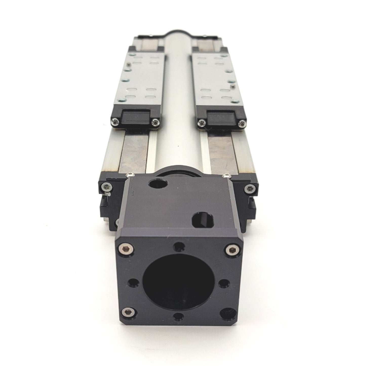 Used Parker 404100XRMPD3 Linear Stage Actuator Travel: 100mm, Lead: 10mm, NEMA 17