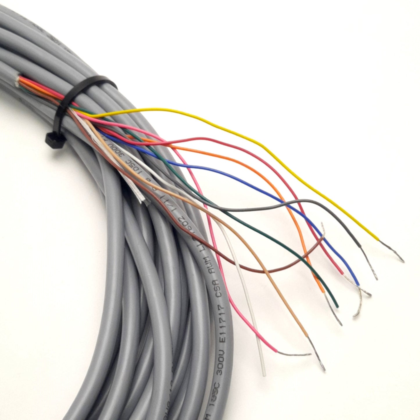 New Turck RK 10T-10 U-02592 Sensor & Actuator Cord M12 F 10-Pin to Leads, 10m 75v 2A