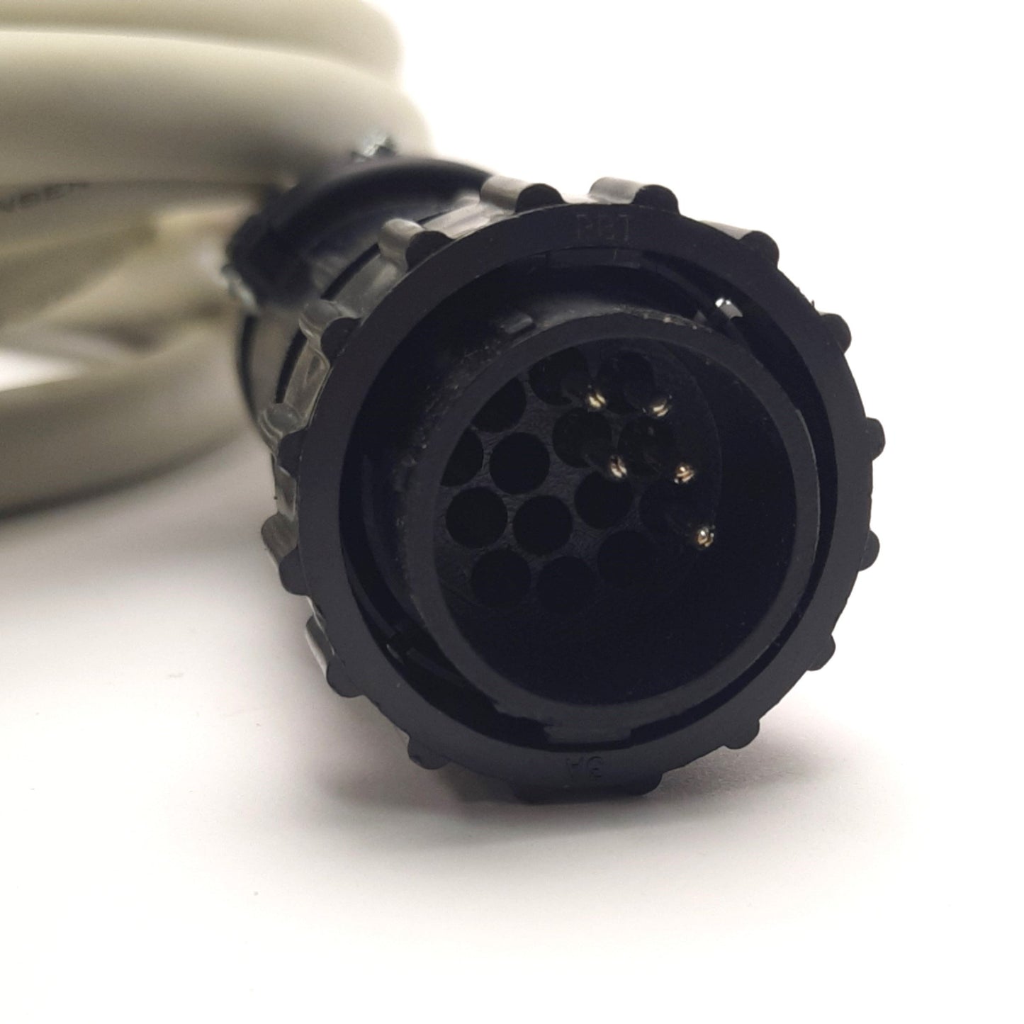 Used SMC AXT100-DS25-030 D-Sub Cable for Manifolds, DB25F to 5-Pin Circular, 3m