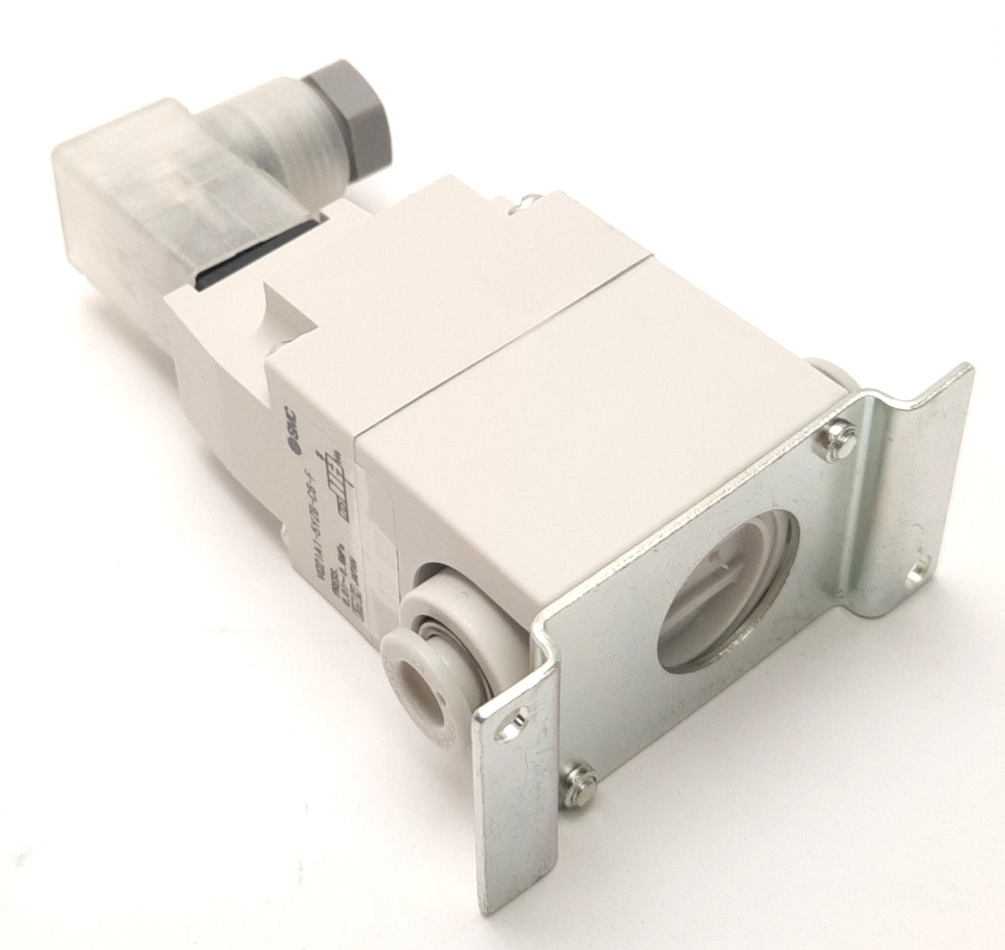 New SMC VQ2A1-5YZB-C6-F Solenoid Valve NC, Din Terminal, w/ Bracket, 24v DC Coil