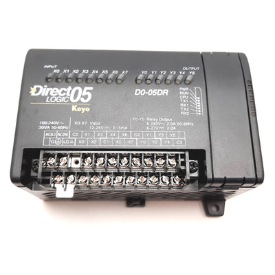 Automation Direct D0-05DR DirectLOGIC PLC, 8x Inputs, 6x Relay Outputs, 100-240V