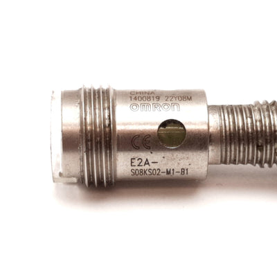 Omron E2A-S08KS02-M1-B1 Inductive Proximity Sensor, 2mm, 12-24VDC, PNP N/O