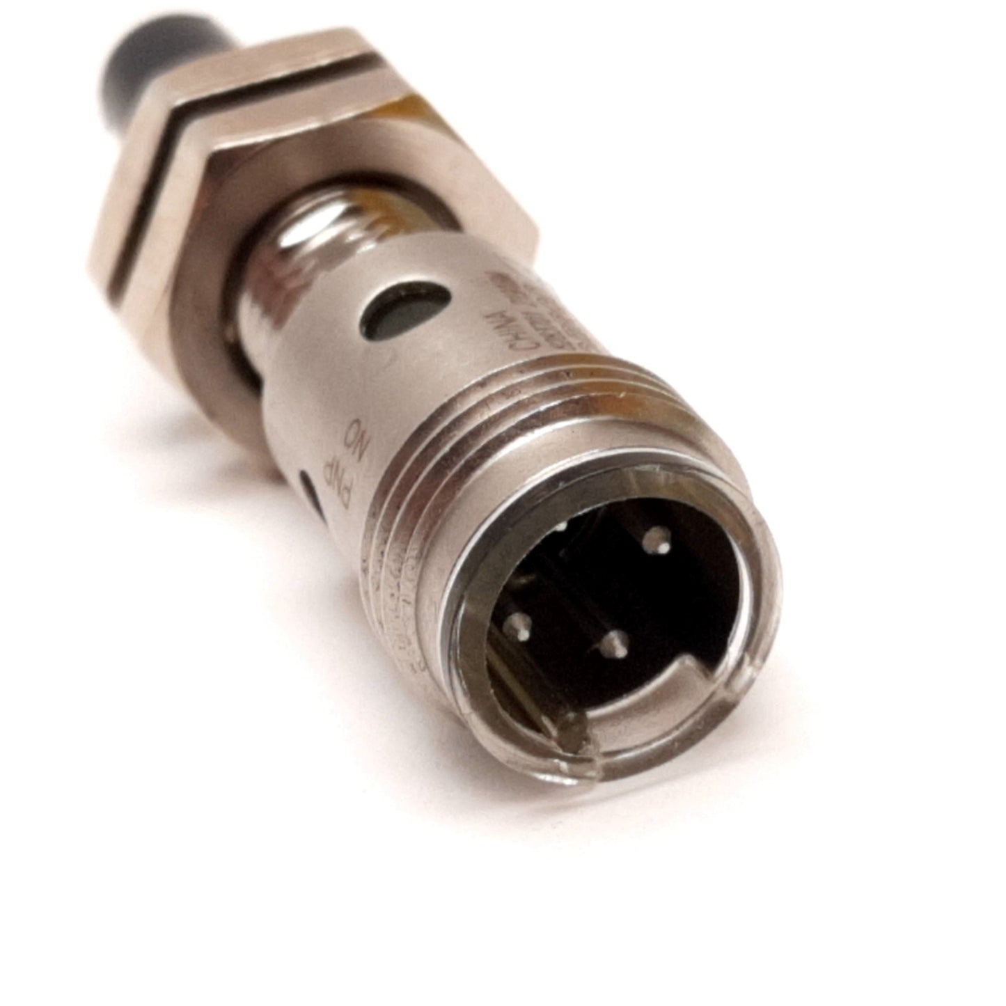 Used Omron E2A-S08KN04-M1-B1 Inductive Proximity Sensor, 4mm, 12-24VDC, PNP N/O