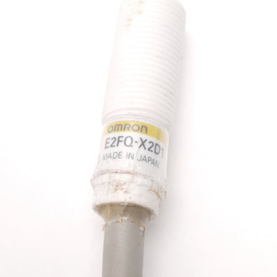 Omron E2FQ-X2D1 Chem-Resistant Proximity Switch 12-24v DC, 2mm Range M12 Barrel