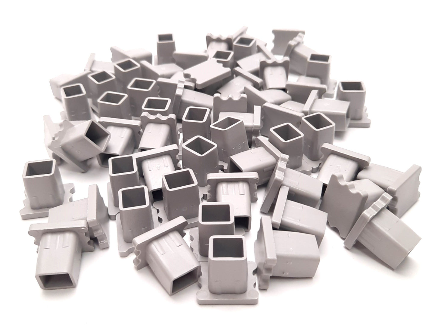 New Lot of 60 FlexLink XLRE 15 End Plug, 15mm Size, 15x20mm Plug, Plastic