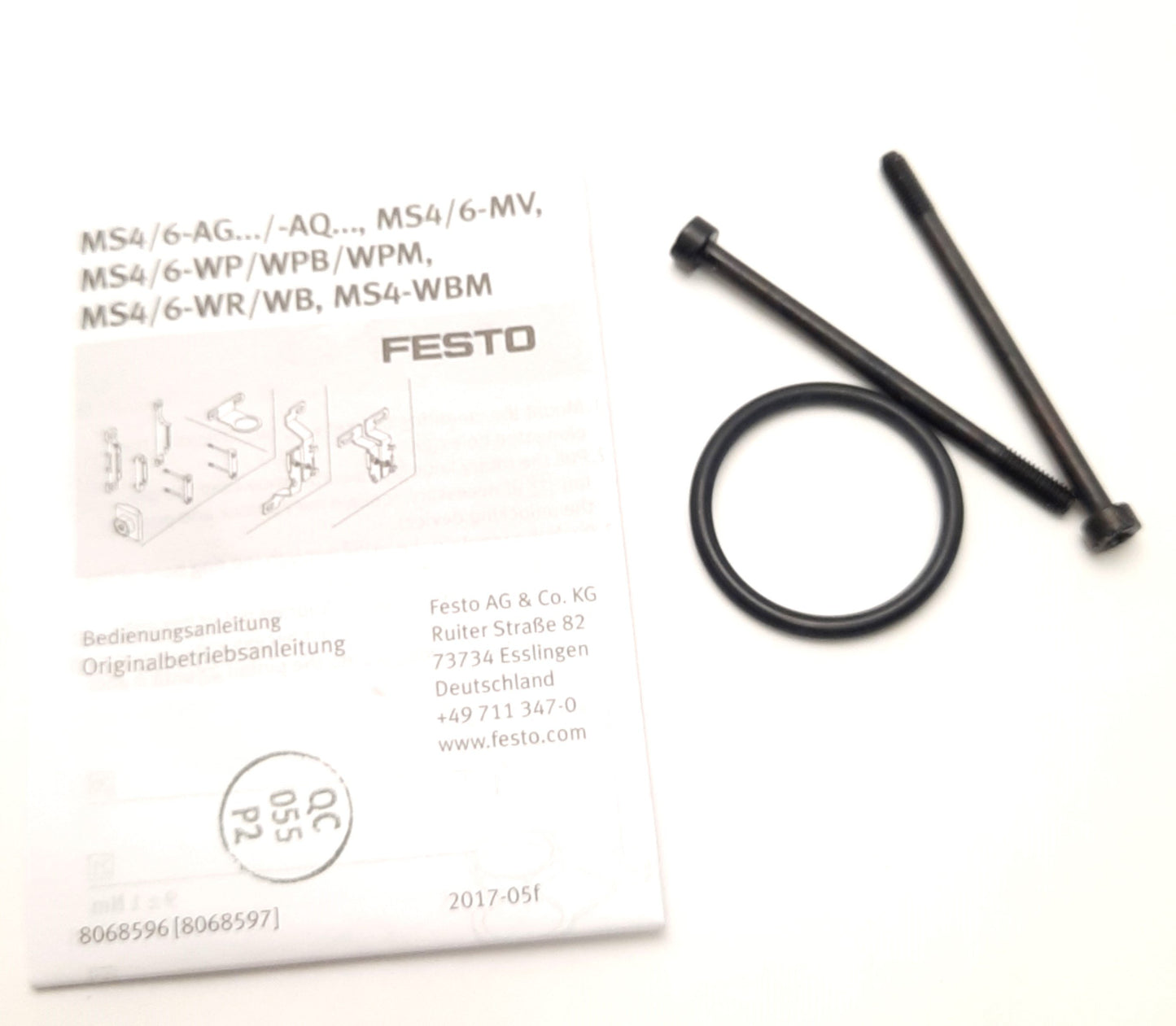 New Festo MS6-WP 532195 Mounting Bracket Size 6, Series MS, Aluminum