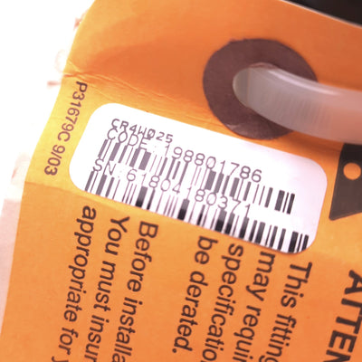 New Georg Fischer CR4W025 316 Stainless Steel Weldolet Sensor Installation Fitting