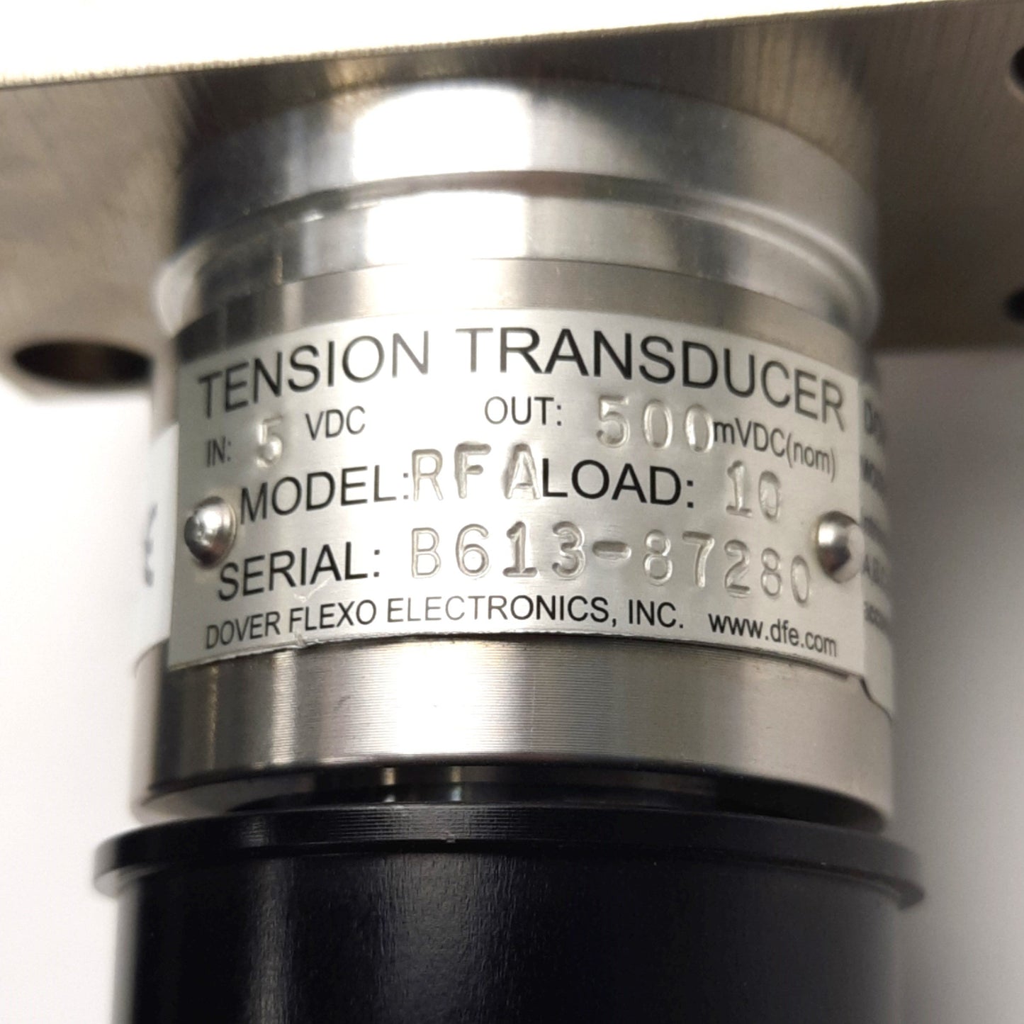 New Dover Flexo RFA0-FL-10-R2 Ribbon Wheel Tension Transducer, 5v In 500mv Out DC