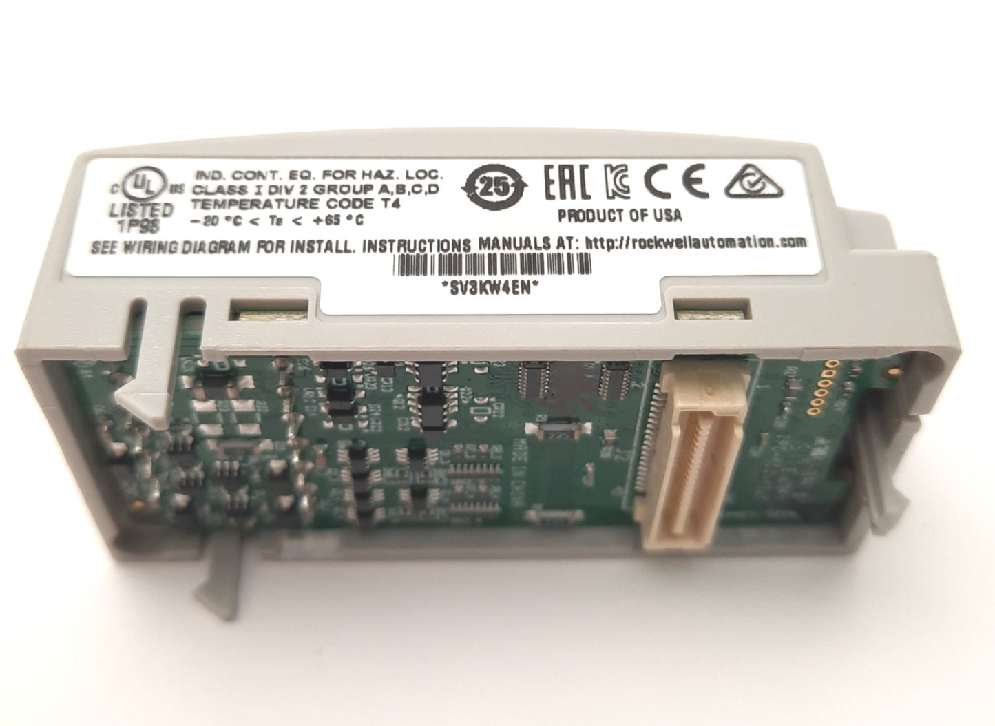 Used Allen-Bradley 2080-IQ4OB4 Micro800 Combo Plug-In Module 4 In/Outputs, 24v DC 3mA