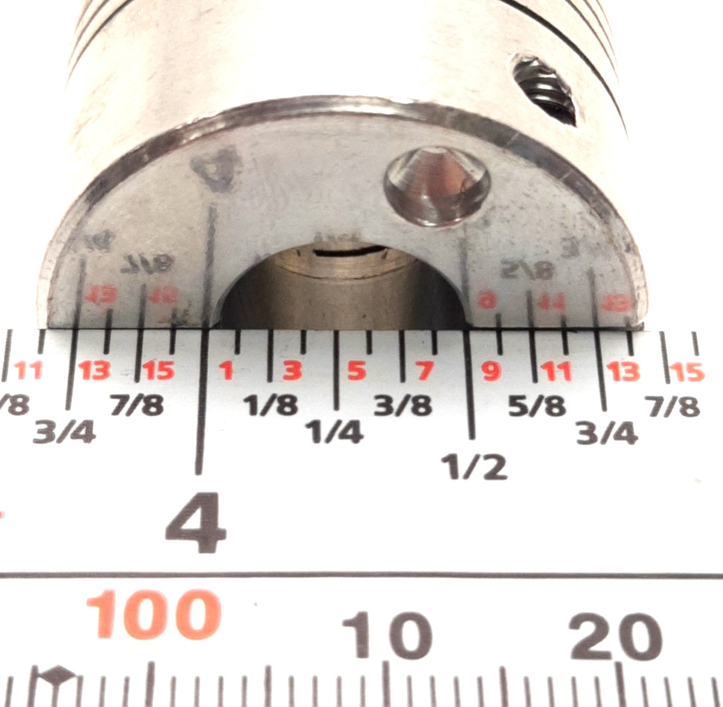 Used Ruland MWC30-12MM-3/8"-A Beam Coupling Aluminum Clamp 12mm x 3/8" Bore, 30mm OD