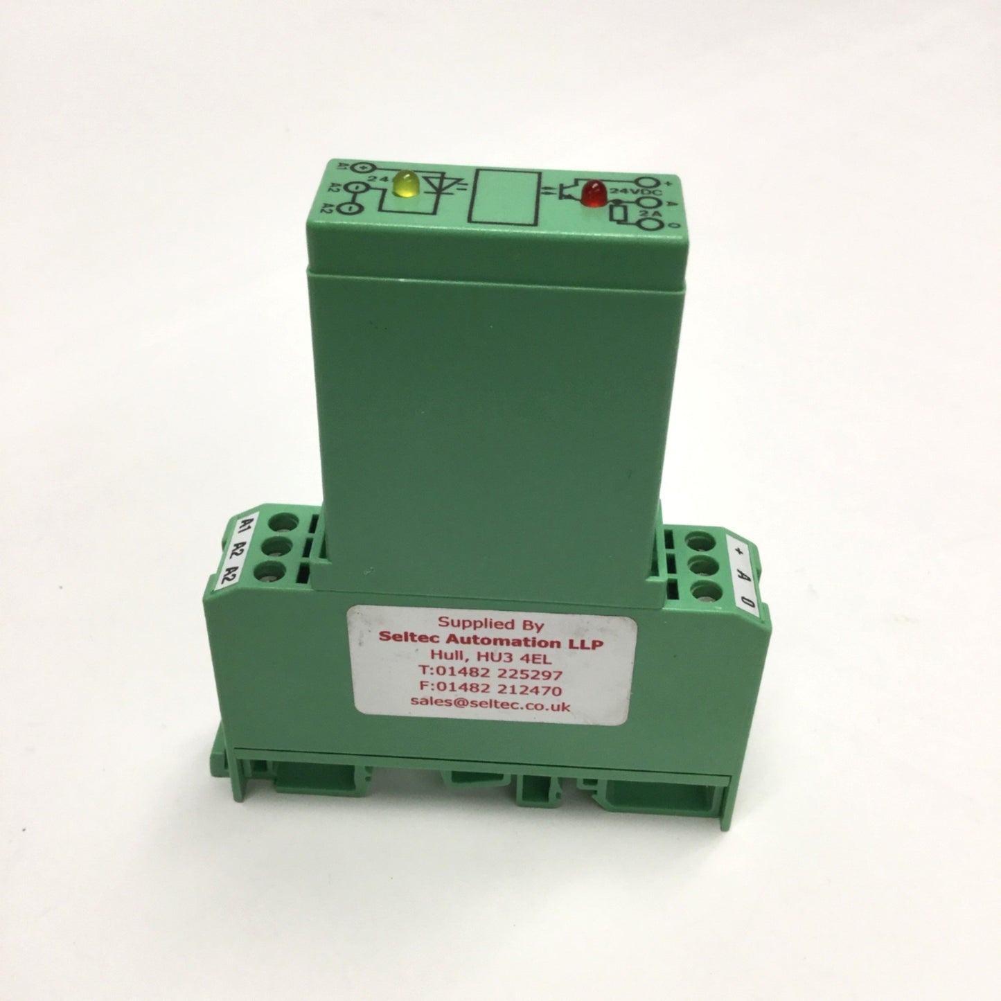 Used Phoenix EMG 17-OV-24DC/24DC/2 SSR Solid State Relay Module 24VDC, 10-30VDC, 2A