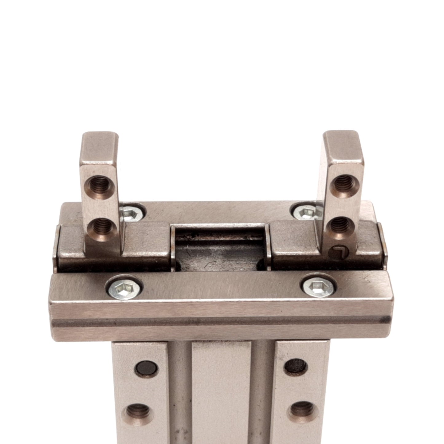 Used SMC MHZL2-16D1 Parallel Air Gripper, 16mm Bore, 12mm Stroke, 0.1-0.7MPa, M5x0.8