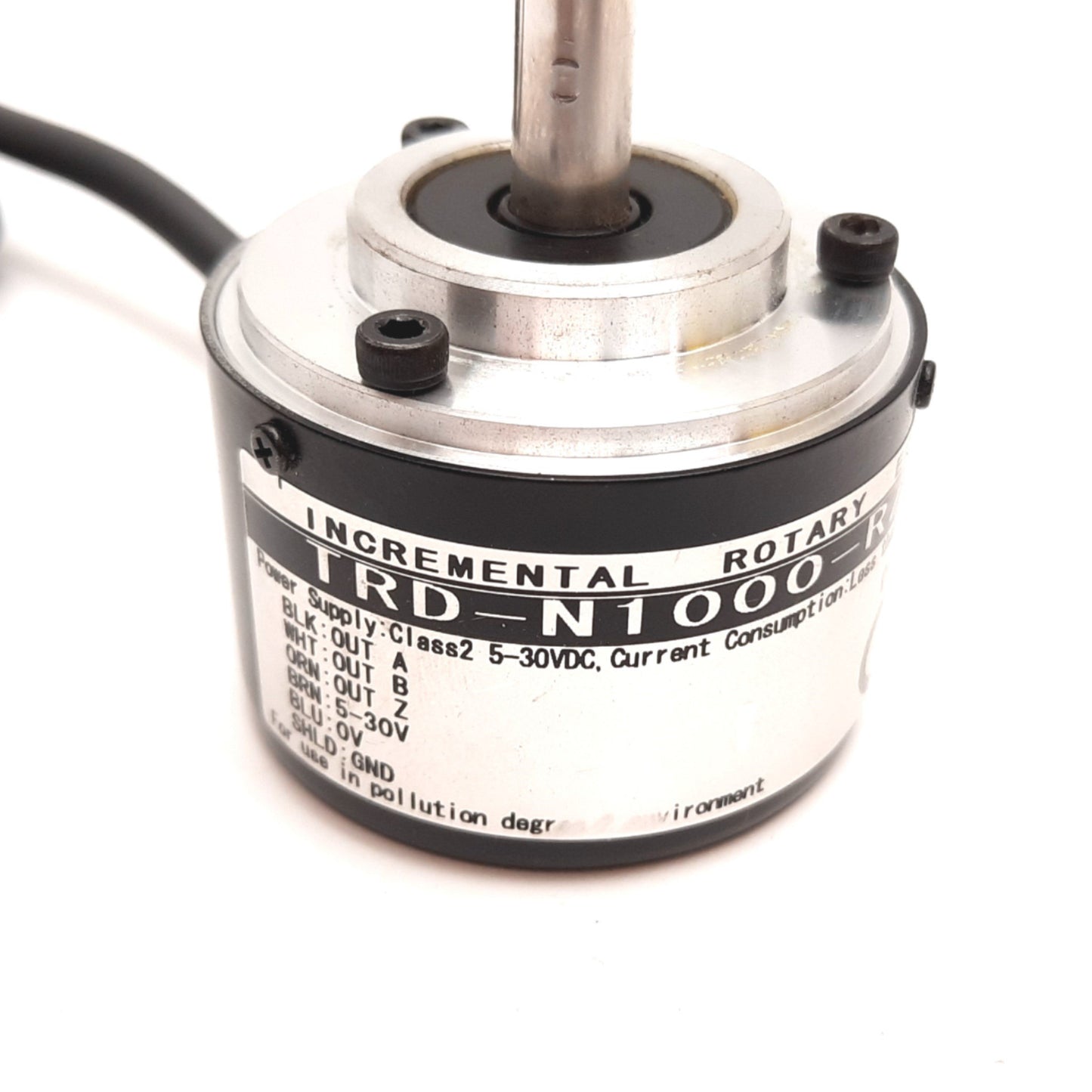 Used Automation Direct TRD-N1000-RZWD Incremental Rotary Encoder, 1000ppr, 8mm Shaft
