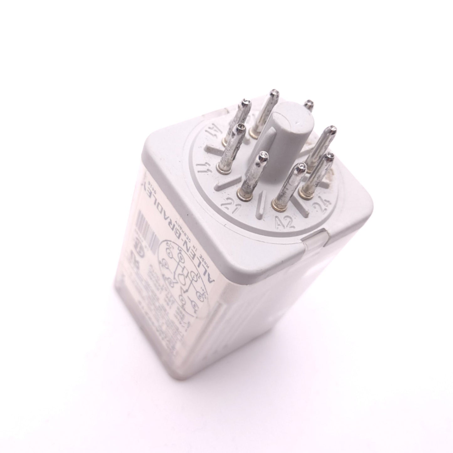 Used Allen-Bradley 700-HA32Z12 Relay, Coil: 12VDC, Contact: 240VAC, 10A, 8-pin DPDT