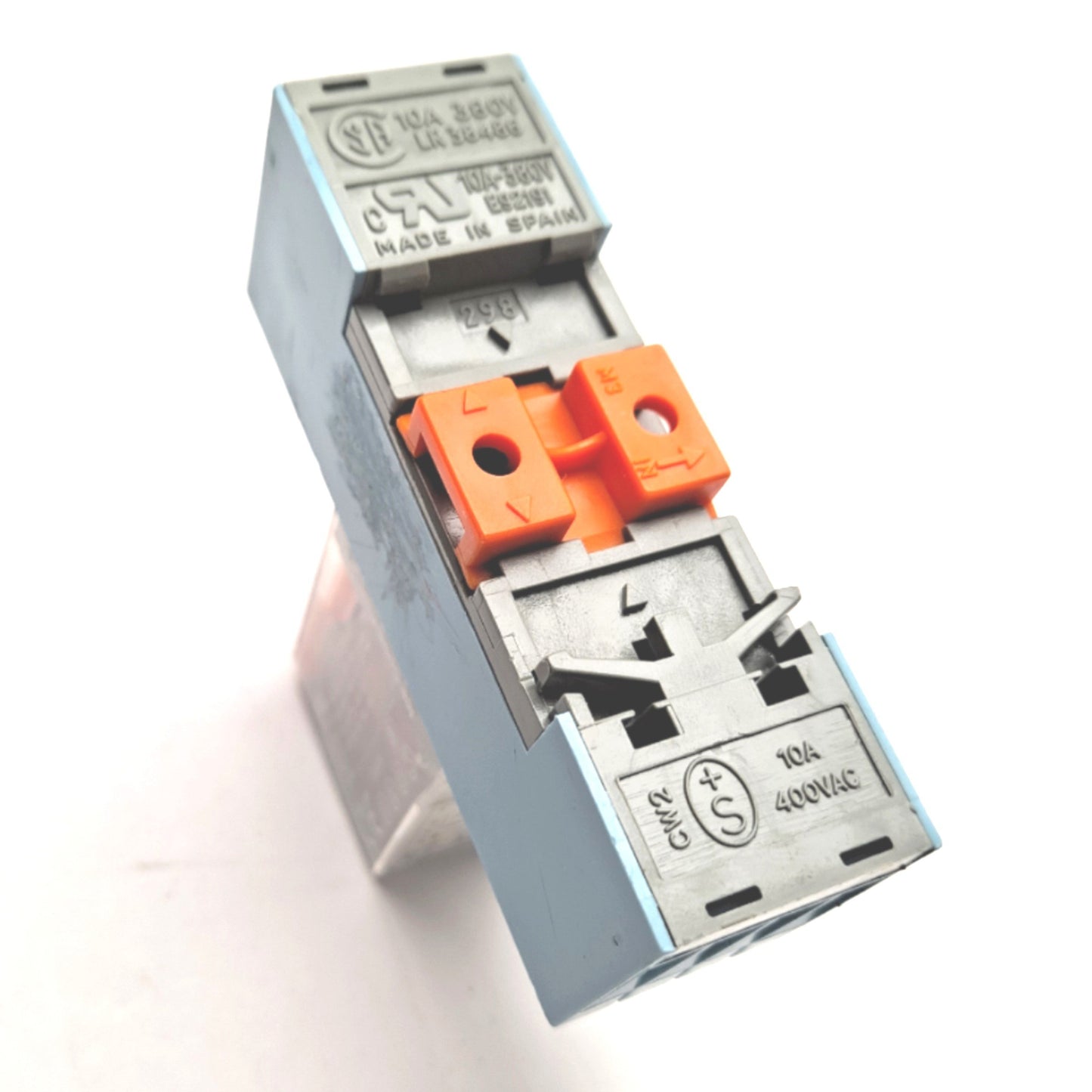 Used Releco C7-A20X Ice Cube Relay, DPDT, Coil: 24VDC, Rating: 10A 250V, With Socket