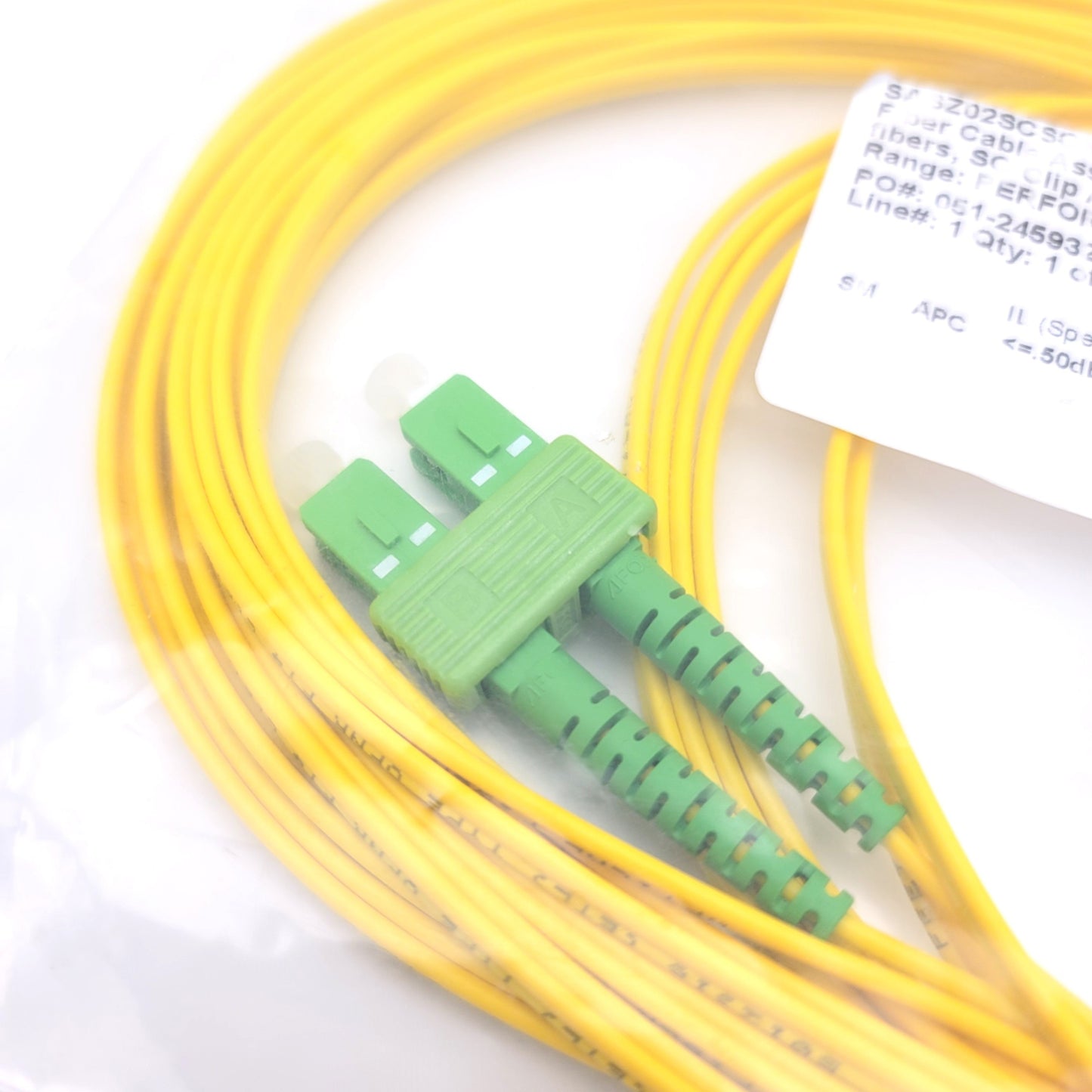 Used C Enterprises SASZ02SCSCXXXPX-10 Meter Fiber Cable Assembly Single-Mode 2mm