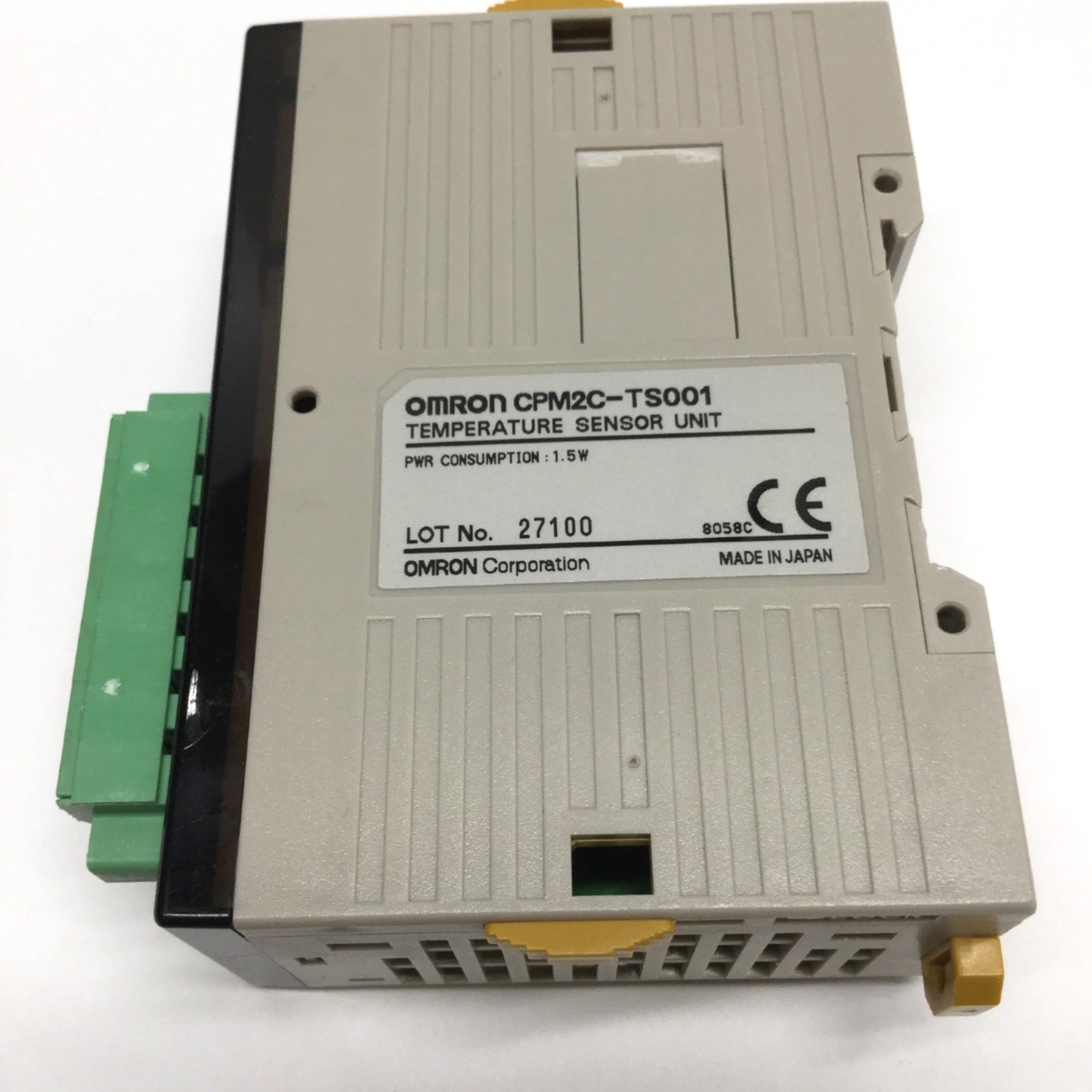 Used Omron CPM2C-TS001 Thermocouple Temperature Sensor Input Module, 2-CH, Type K / J