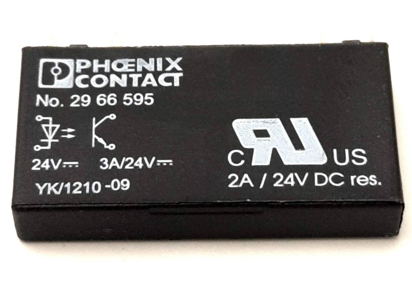 Used Phoenix Contact 29 66 595 29-66-595 Mini Solid State Relay 24v DC 3A, OPT-24DC