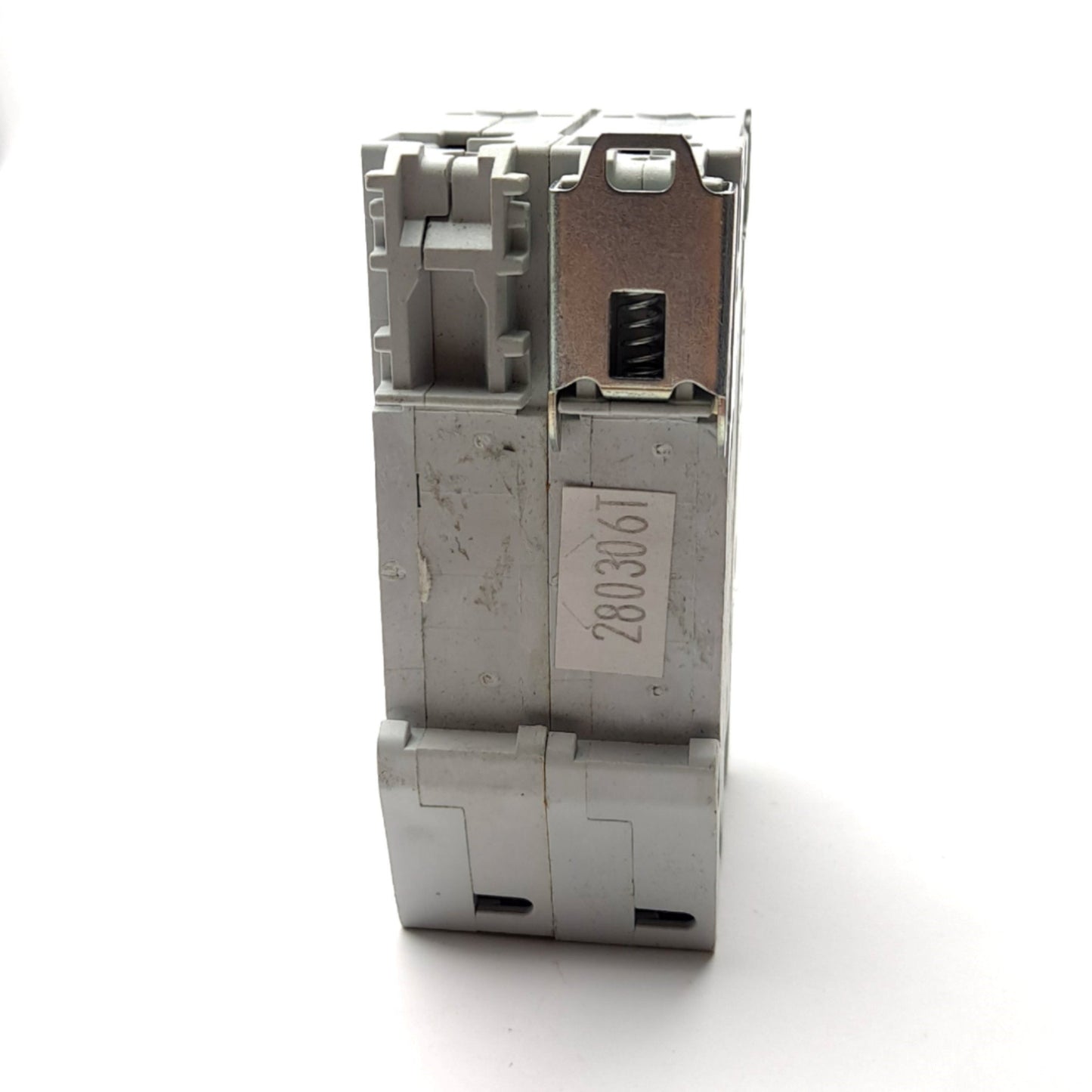 Used Cutler Hammer WMS2C01 Circuit Breaker 2-Pole, C-Curve, 1A 415VAC, DIN Mount