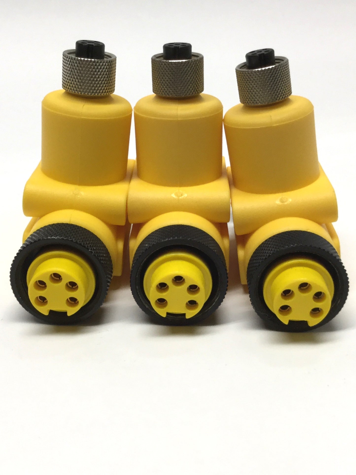 Used Lot of 3 Lumberg TAP50 RKT5 Splitter Tee M12 F to 7/8" Male & Female, 5-Pole