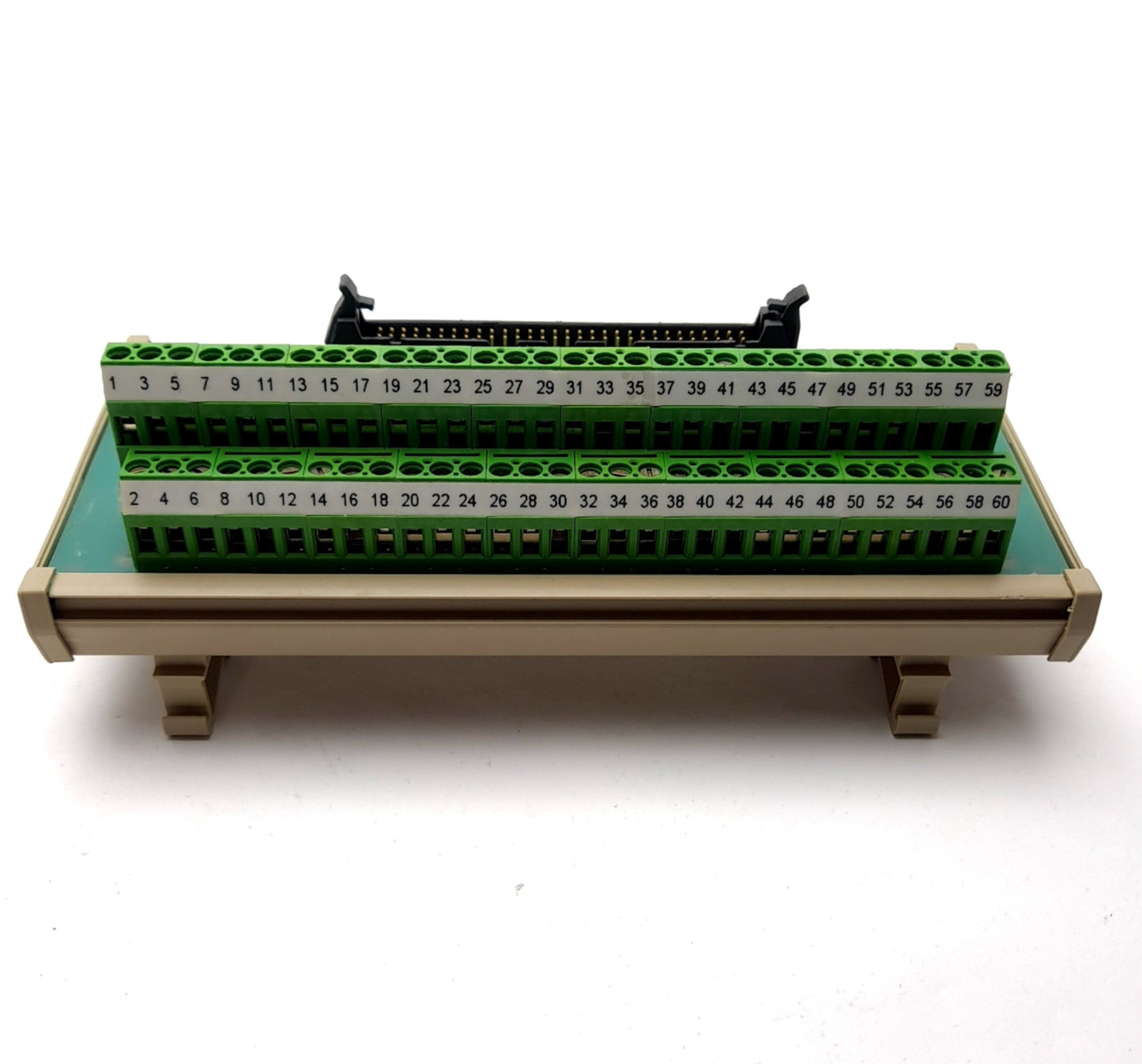 Used Altech 4AC-A AD89003 Breakout Module Board Base Backplane, 60 PIN IDC