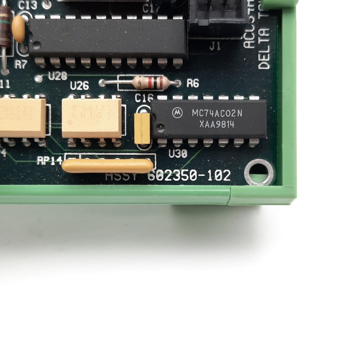 Used Delta Tau ACC-34A Opt 2 64-Bit Opto I/O Breakout Board Sourcing 32 In 32 Out DIN