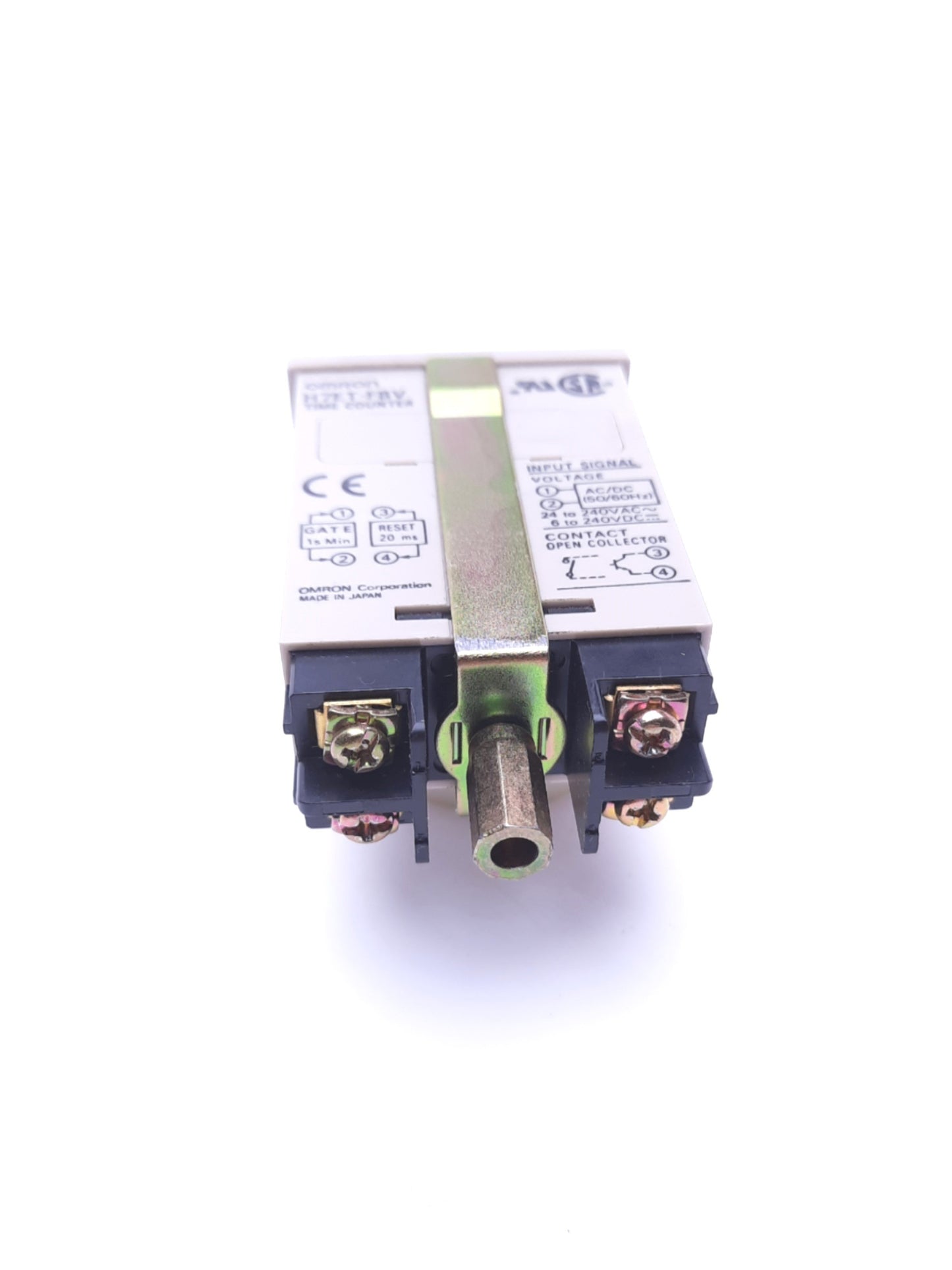 Used Omron H7ET-FBV Time Counter, 24-240VAC/6-240VDC Input (Gate), Contact Closure