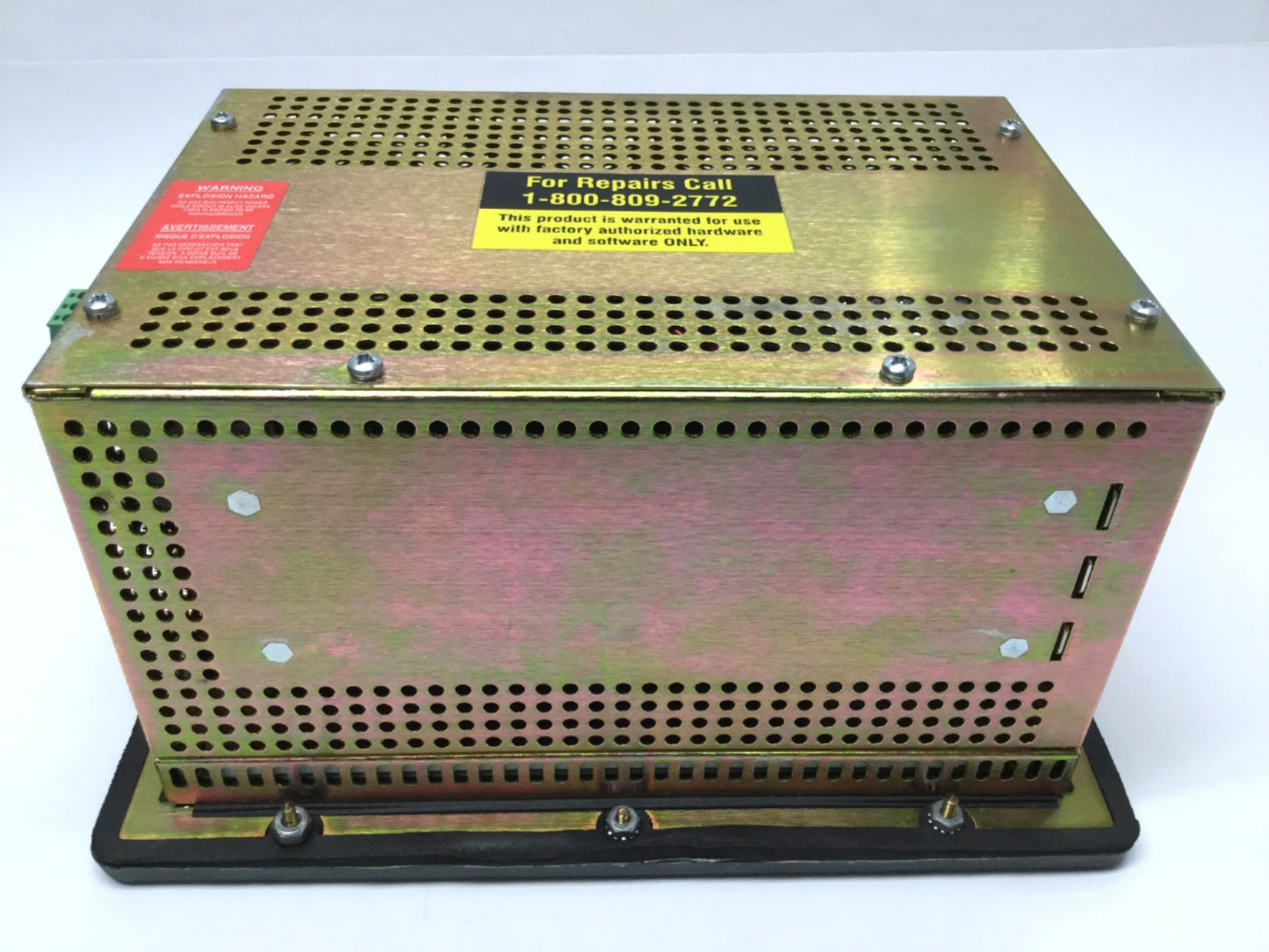 Used Eaton 7585T-8XE PanelMate ePro HMI Operator Interface, 8" Touch, 24VDC *Dim LCD*