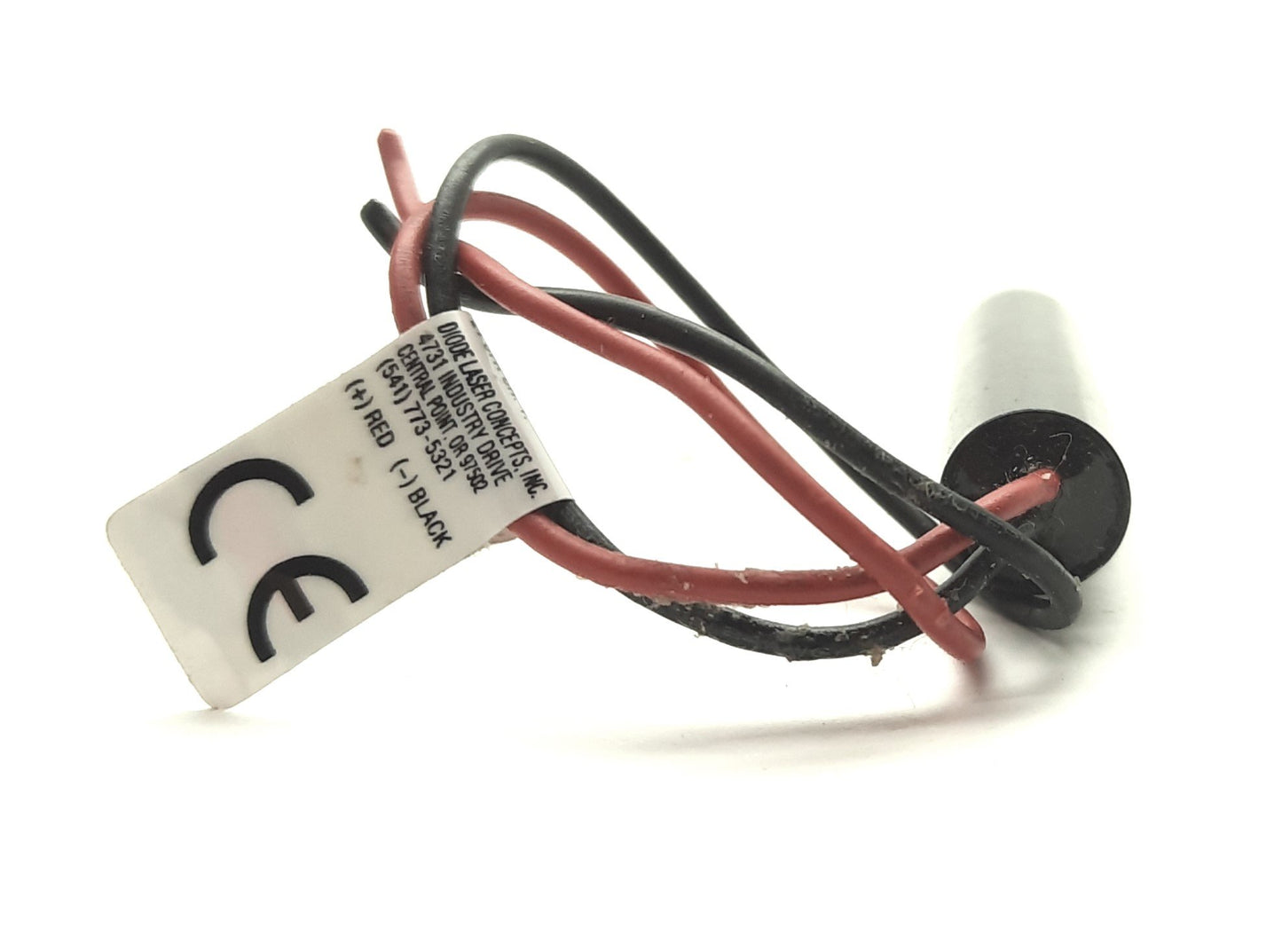 Used Diode Laser Concepts Red Line LASER Module, 5mW, 620-690nm, Ø9.5mm, 5VDC