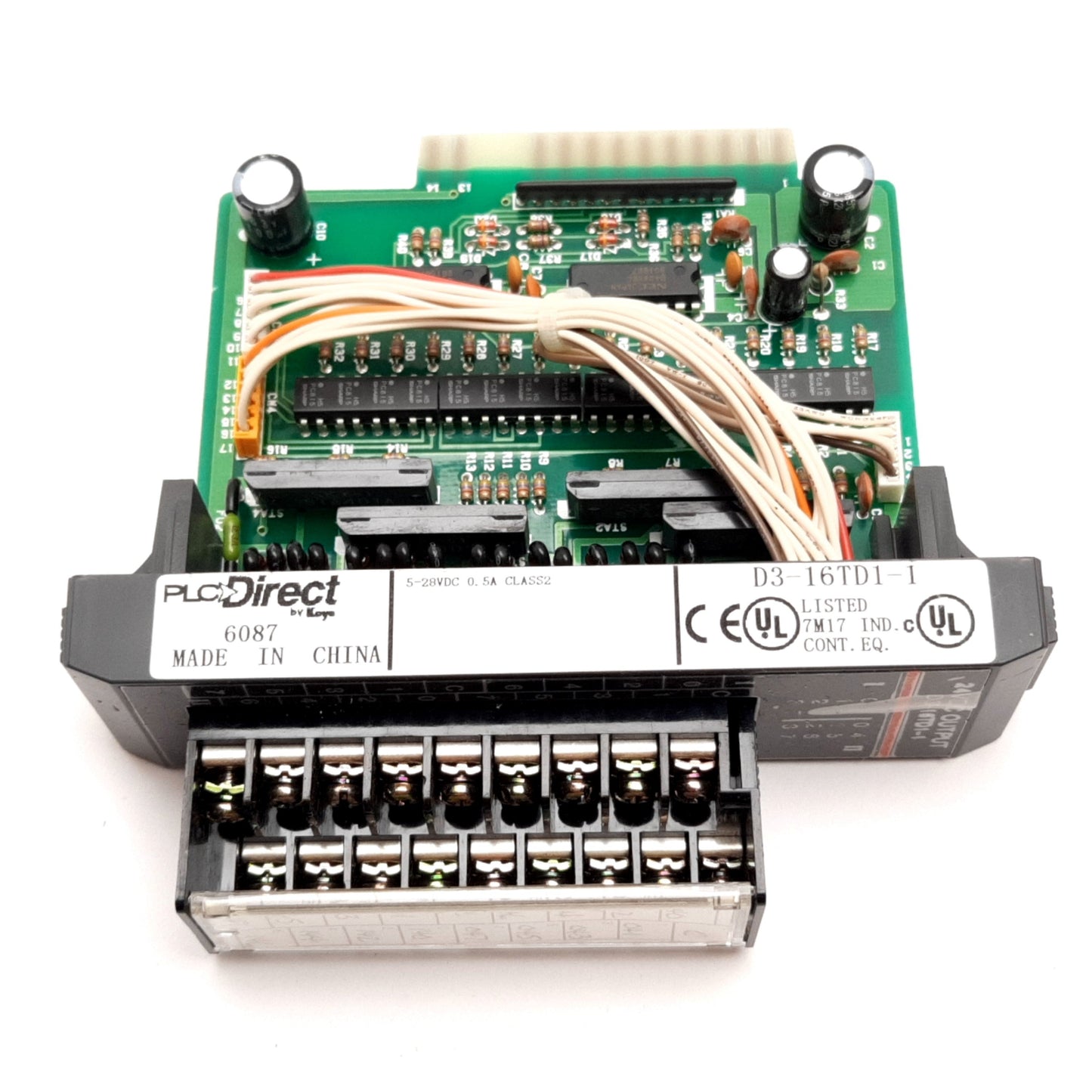 Used Automation Direct D3-16TD1-1 Discrete Output Module, 16-Point, 5-28VDC