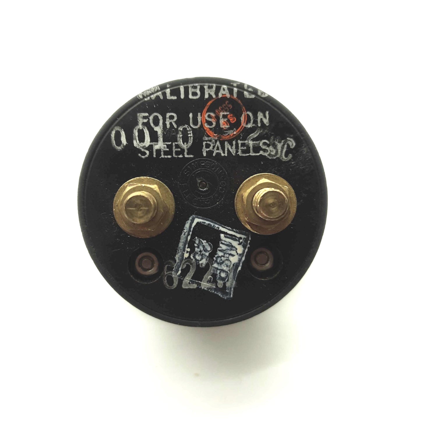 Used Simpson MR24W020 DCVV Model 126 DC Panel Meter, 0-20VDC, Ø2 3/16" Mounting