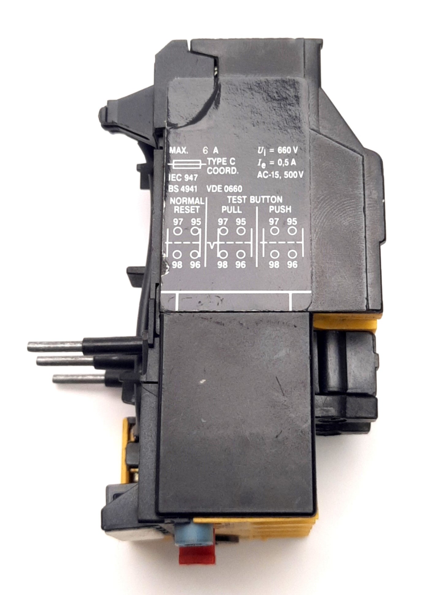 Used Allen-Bradley 193-BSB 16 B Overload Relay, 1-1.6Amp Range, 600V, 6A Max